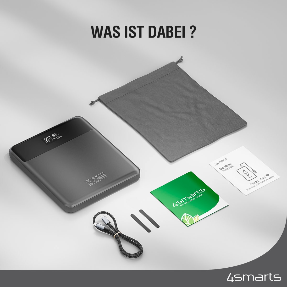 4smarts Powerbank »Enterprise Slim 20000mAh 122,5W«, 4smarts Powerbank Enterprise Slim 20000mAh 122,5W