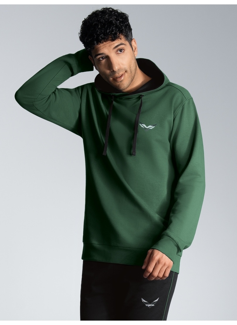 Trigema Sweatshirt »TRIGEMA Sweatshirt mit kontrastfarbigen Details«