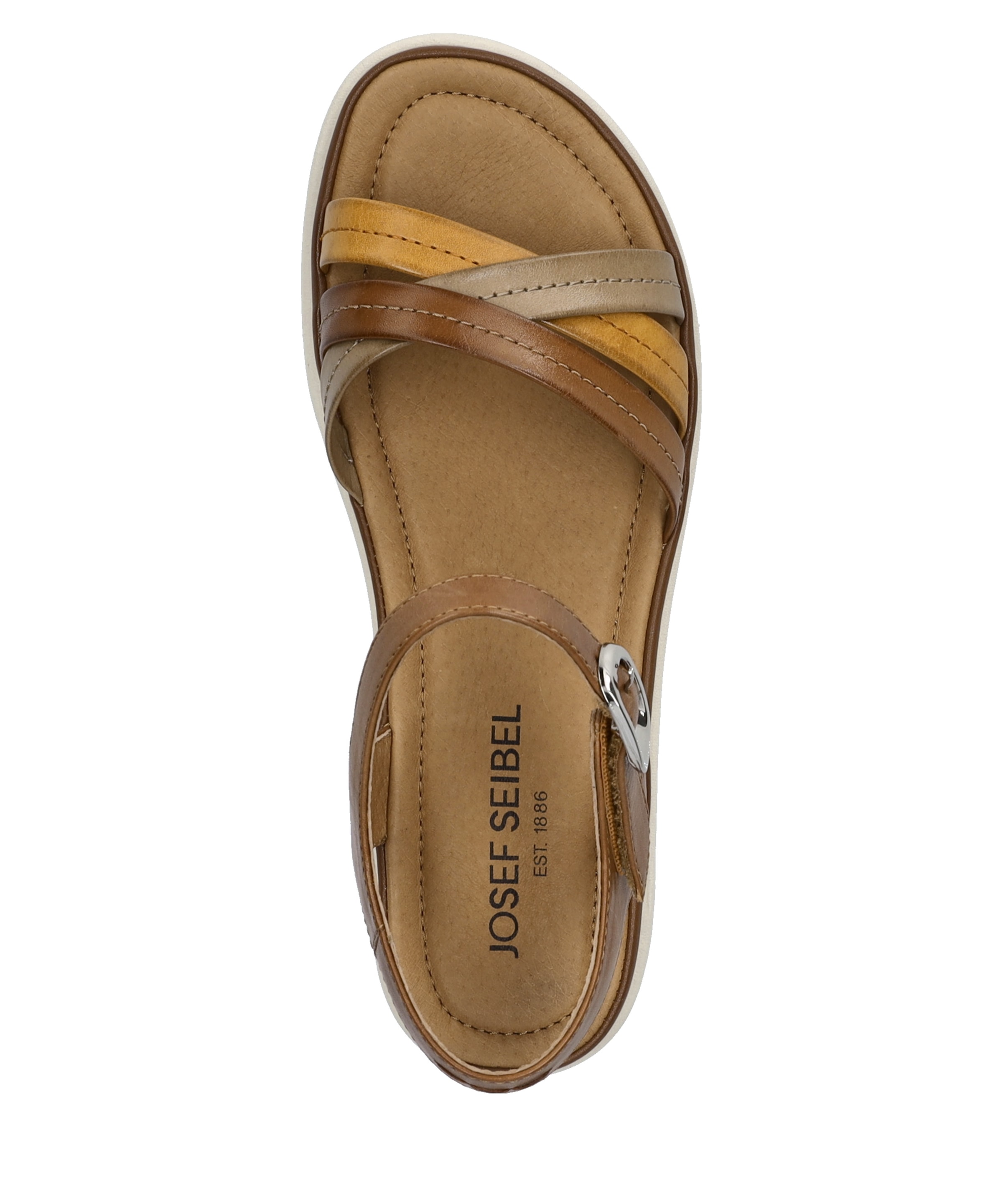 Josef Seibel Sandale »Sevran 02, cognac-multi«