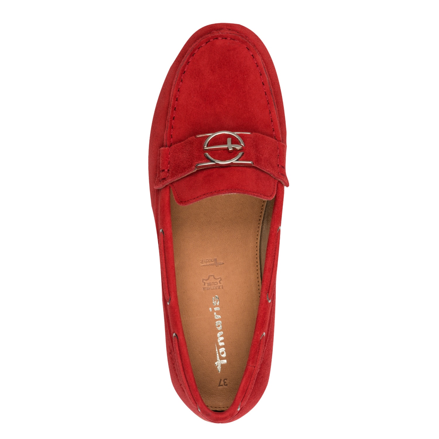 Tamaris Mokassin  , Slipper, Schlupfschuh, Flats mit Ösen und modischen Durchzügen