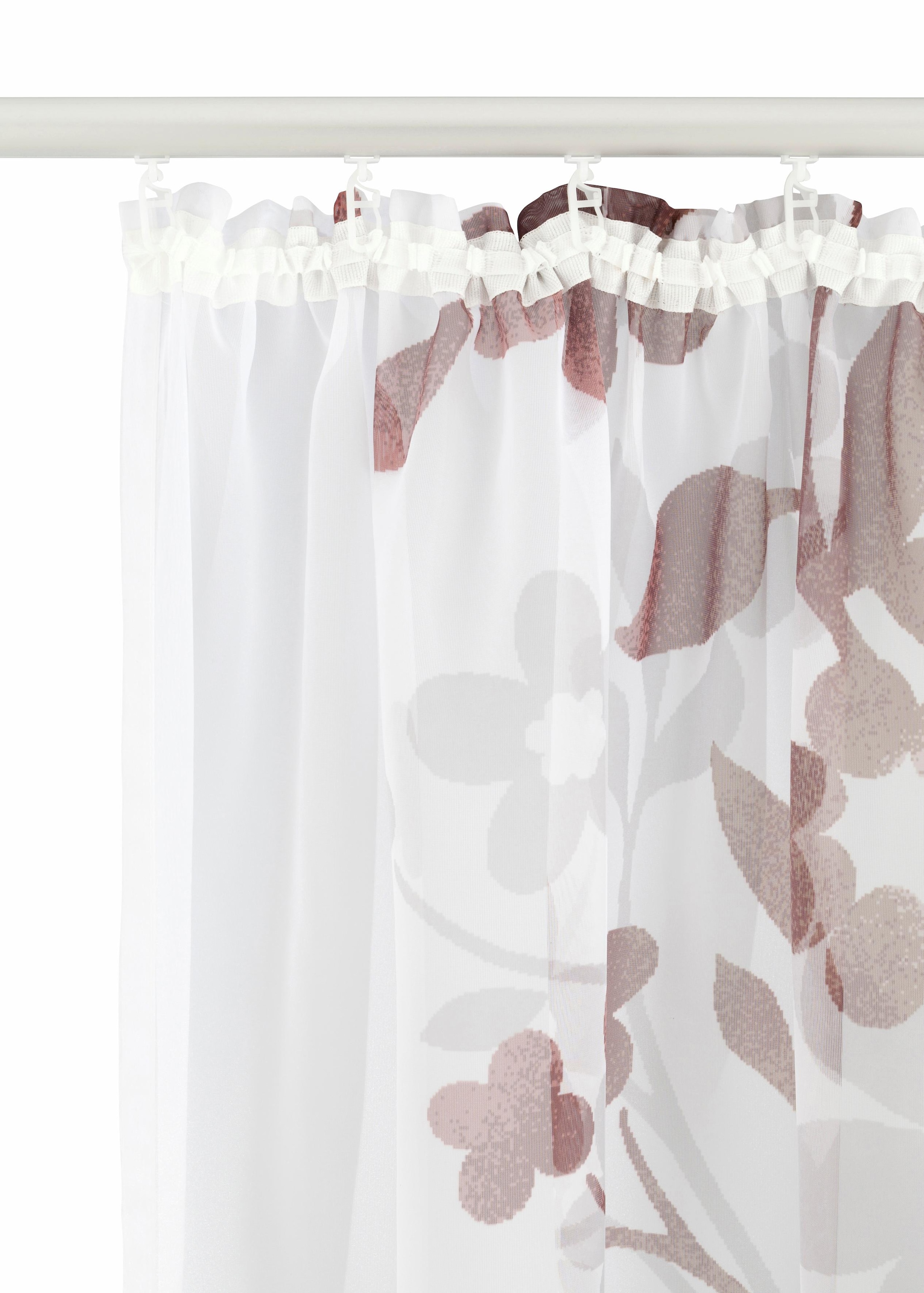 bestellen transparent, einseitig Gardine »Ina«, (2 bei bedruckt, affaire Home St.), OTTO Voile