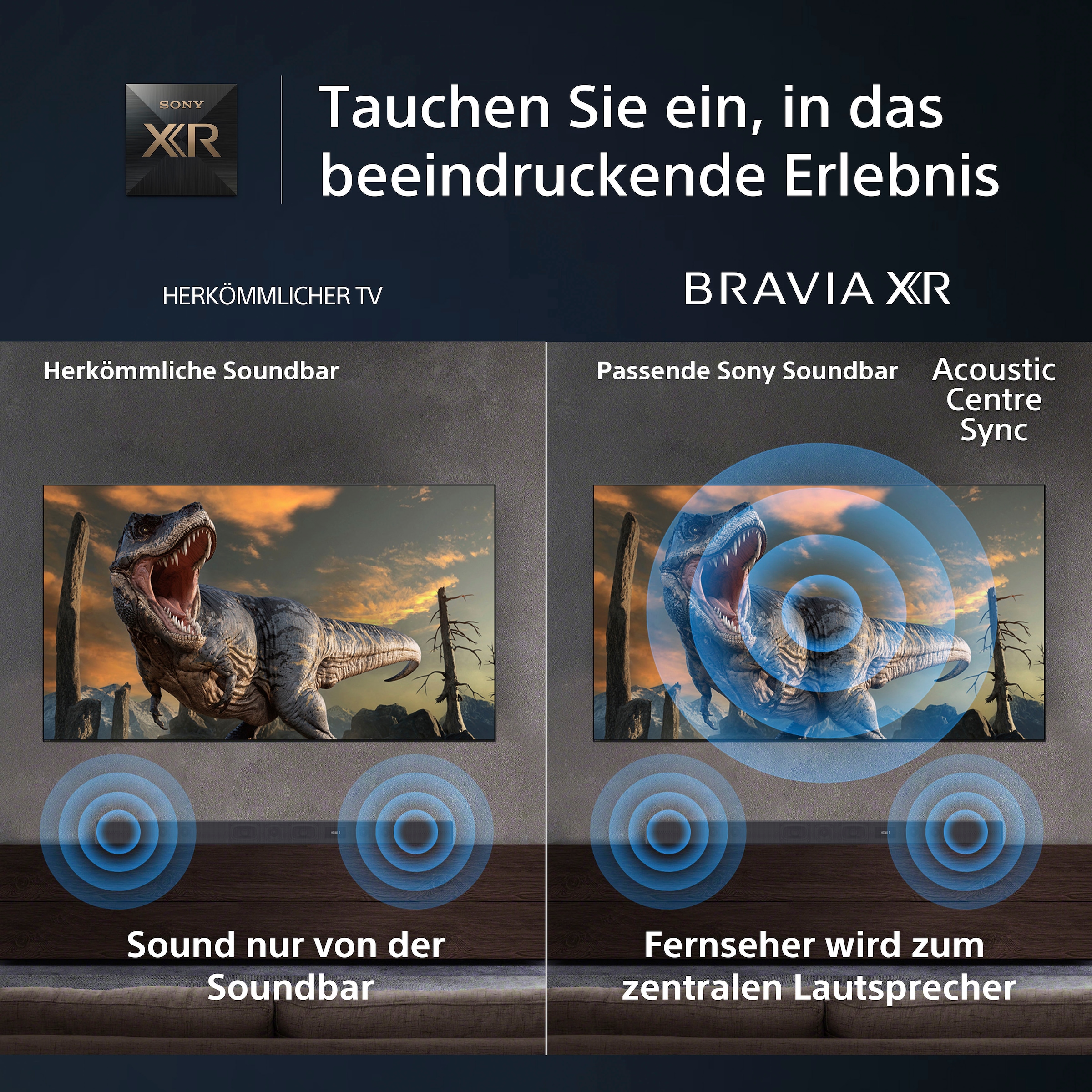 Sony OLED-Fernseher »XR-83A80L«, 4K Ultra HD, Google TV-Smart-TV-Android TV, Smart-TV, TRILUMINOS PRO, BRAVIA CORE, mit exklusiven PS5-Features