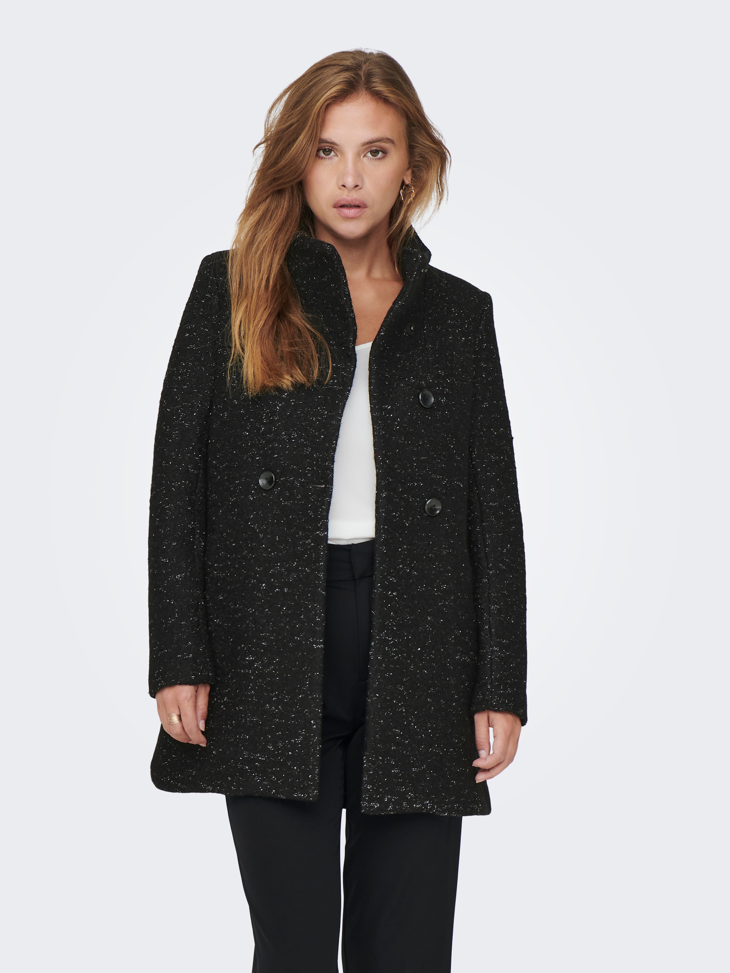 ONLY Langjacke »ONLNEWSOPHIA WOOL COAT OTW CC« mit Wolle