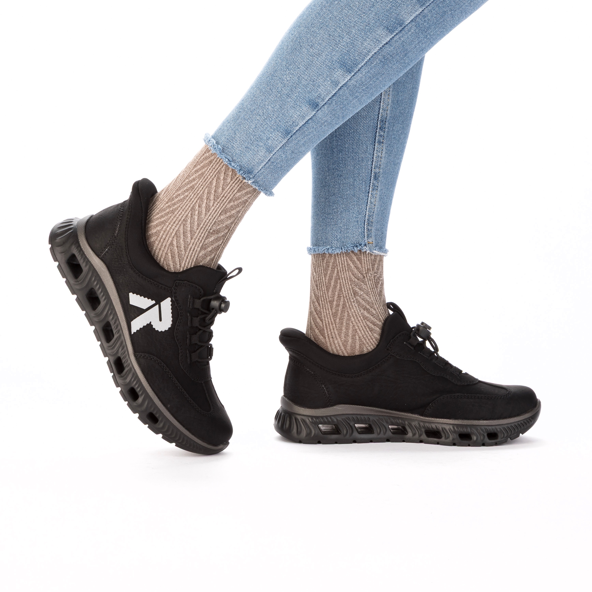 Rieker Slip-On Sneaker »Ready2GO«  Freizeitschuh, Halbschuh, Schlupfschuh mit Schnellverschluss