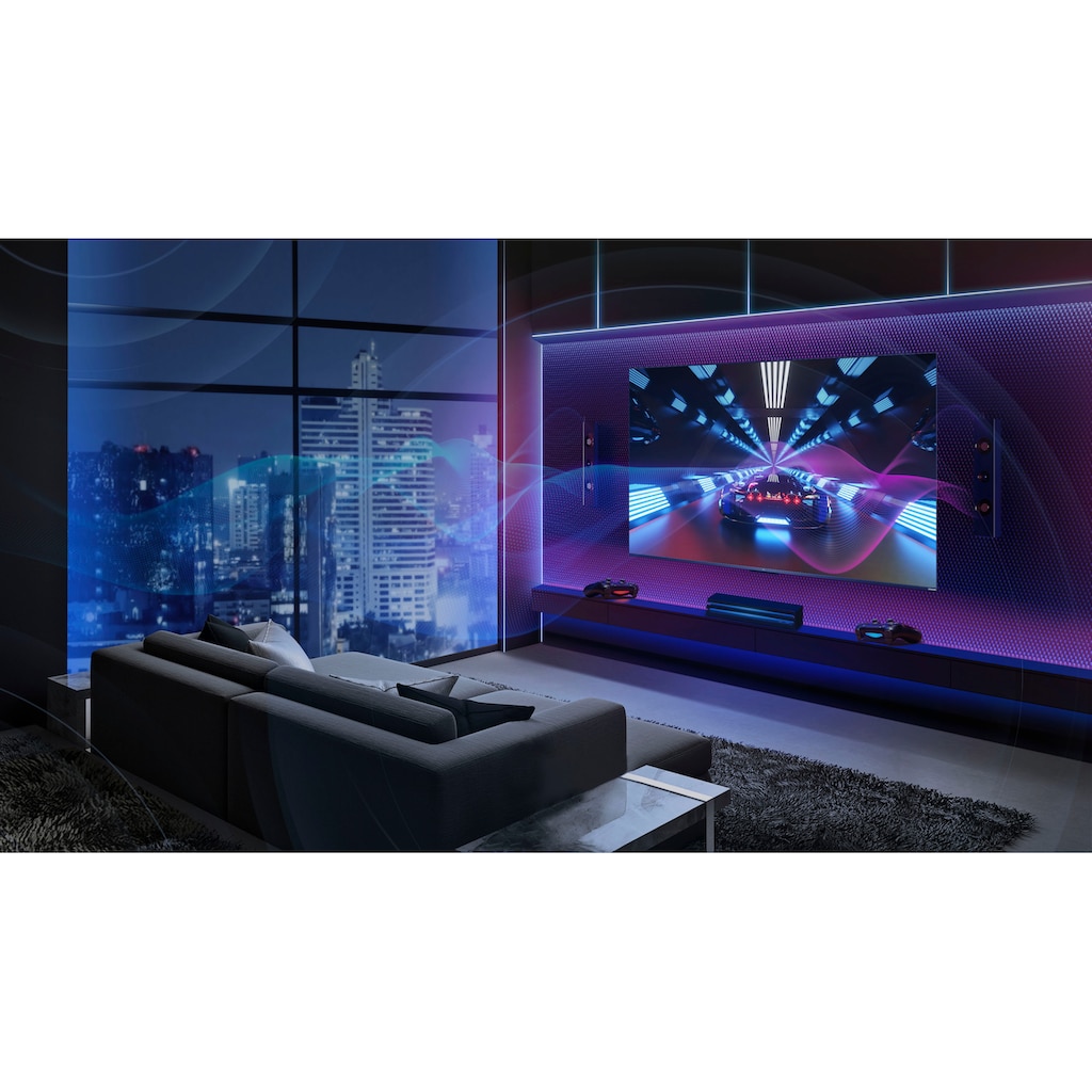 TCL QLED-Fernseher »65C731X1«, 164 cm/65 Zoll, 4K Ultra HD, Smart-TV-Google TV