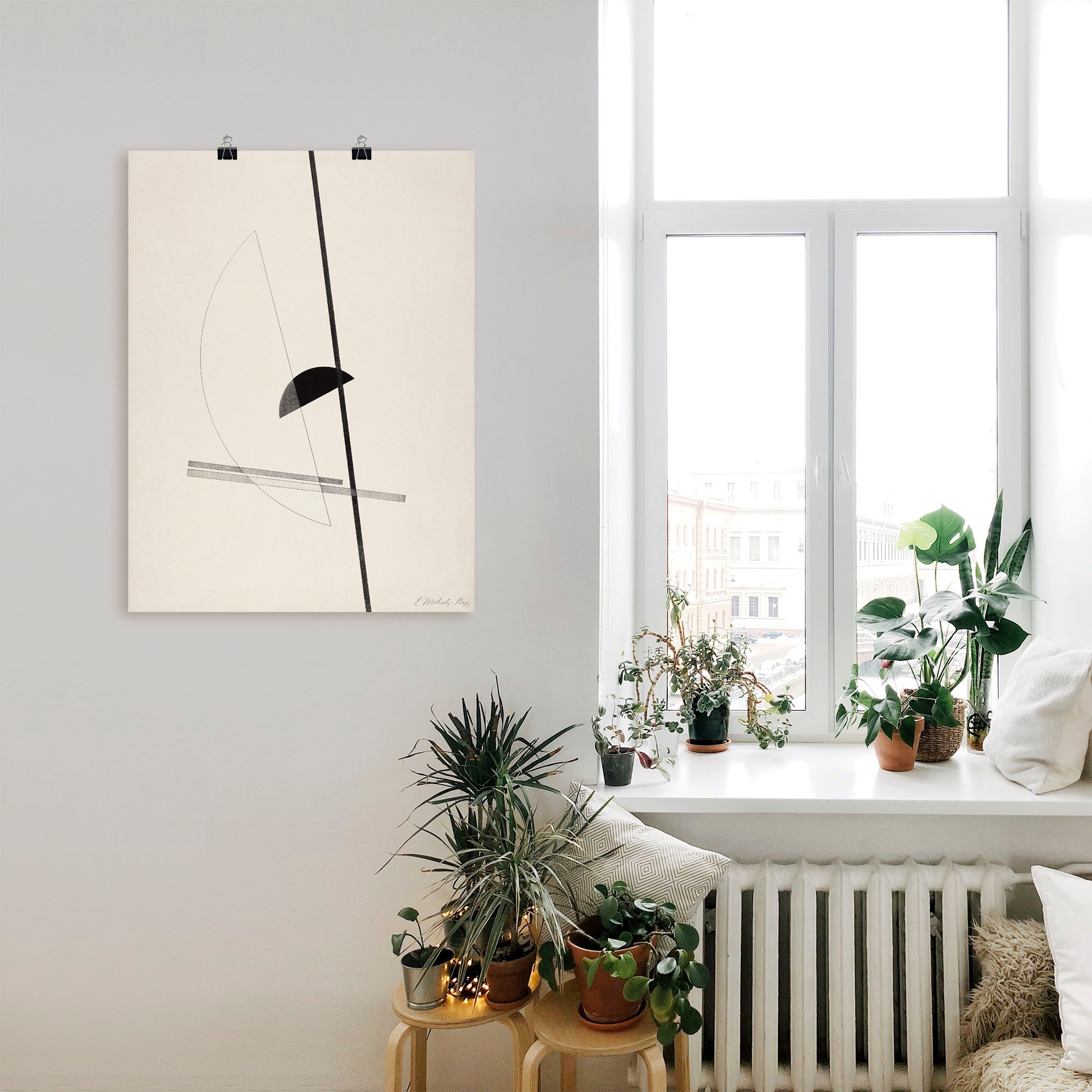 Artland Wandbild »Konstruktionen«, Muster, (1 St.), als Leinwandbild, Poster in verschied. Größen