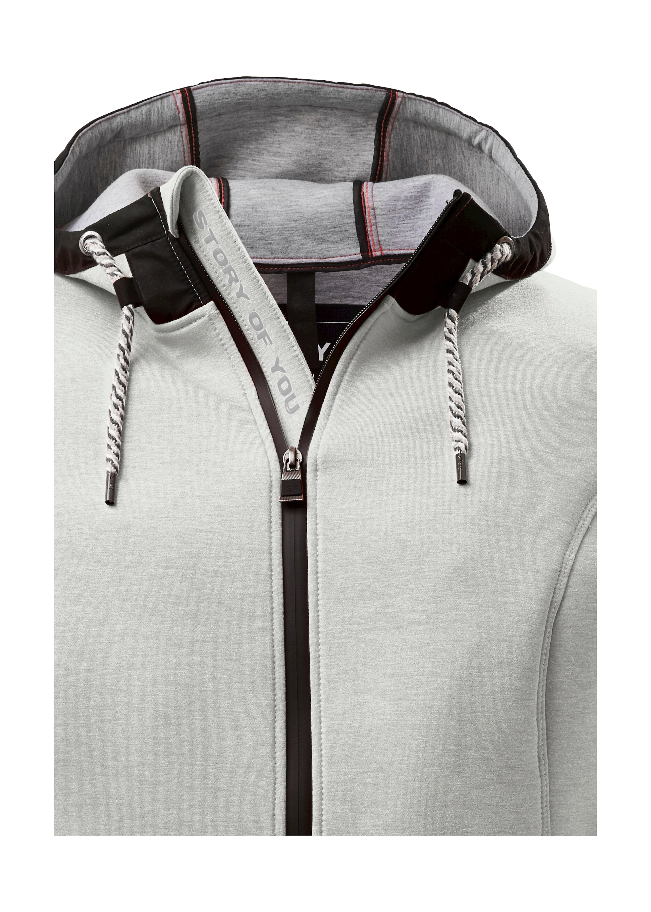 STOY Funktionsjacke »STS 1 WMN JCKT«, Elastische Scuba-Jacke mit verstellbarer Kapuze