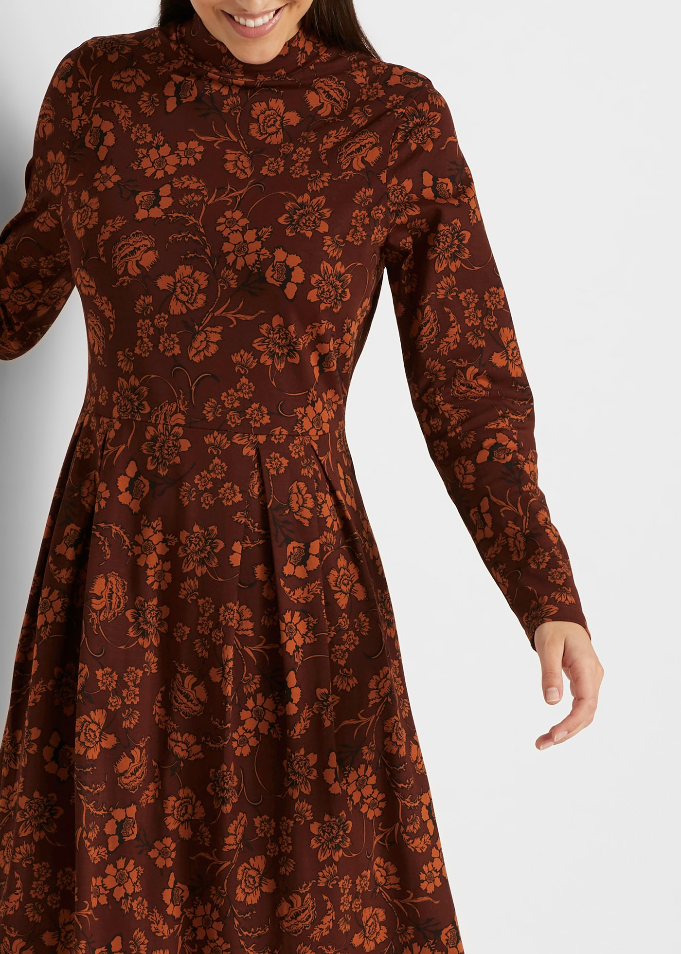 bonprix Jerseykleid Jersey Kleid aus Baumwolle