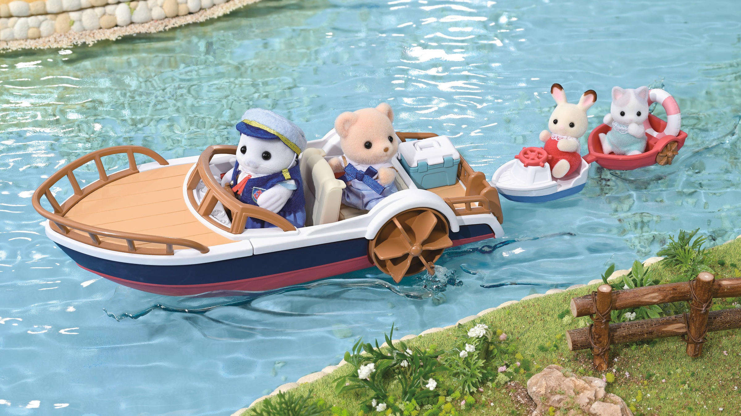 Sylvanian Families Spielzeug-Boot »Ausflugsboot mit Robbe«