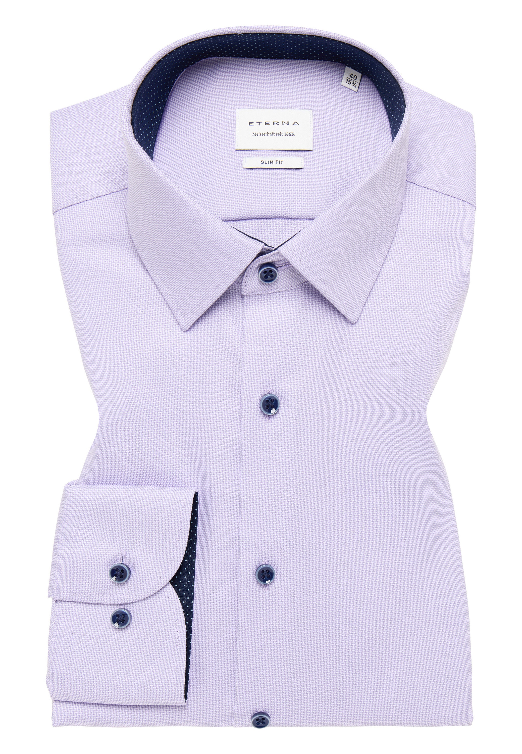 Eterna Langarmhemd »SLIM FIT«, NON IRON (bügelfrei)