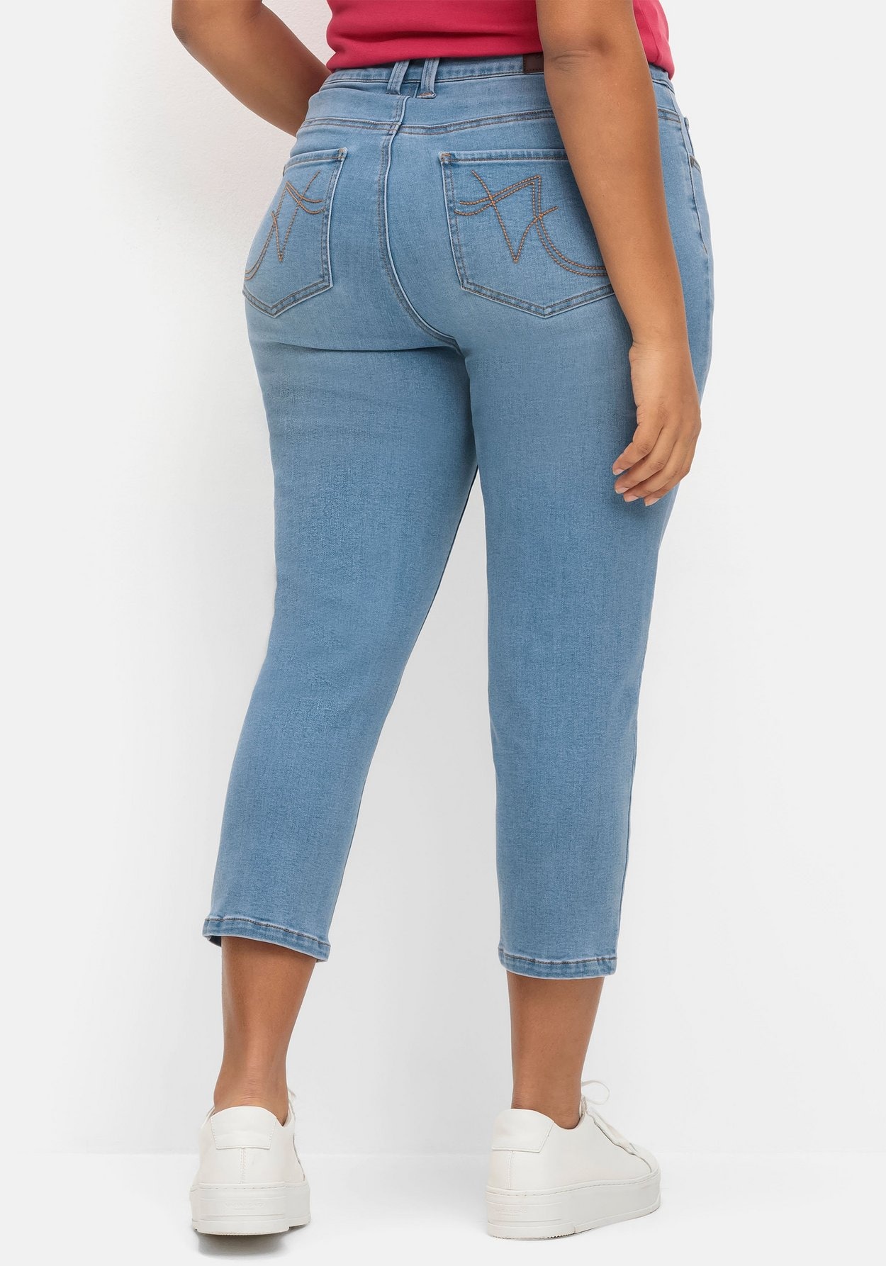 Sheego Stretch-Jeans »Skinny 7/8-Jeans in 7/8-Länge«