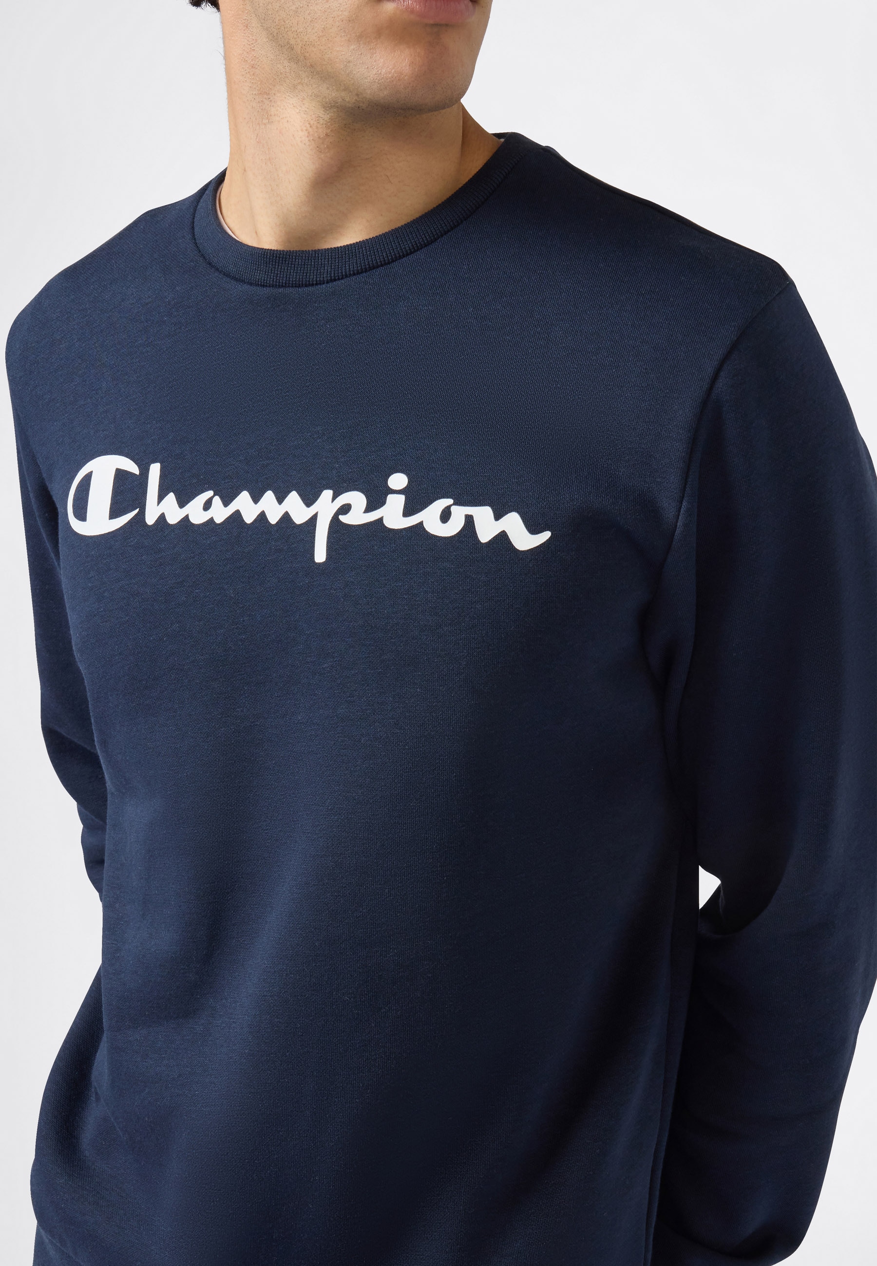 Champion Kapuzensweatshirt »BASICS Fleece Crewneck Sweatshirt Large Logo«, 1 tlg.
