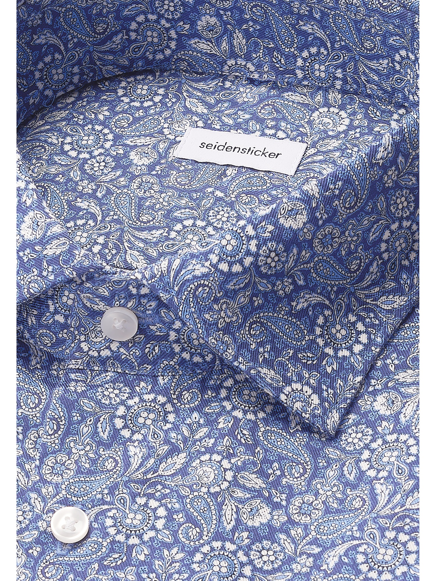 seidensticker Businesshemd »Schwarze Rose«, Regular 1/1 Kentkragen Paisley
