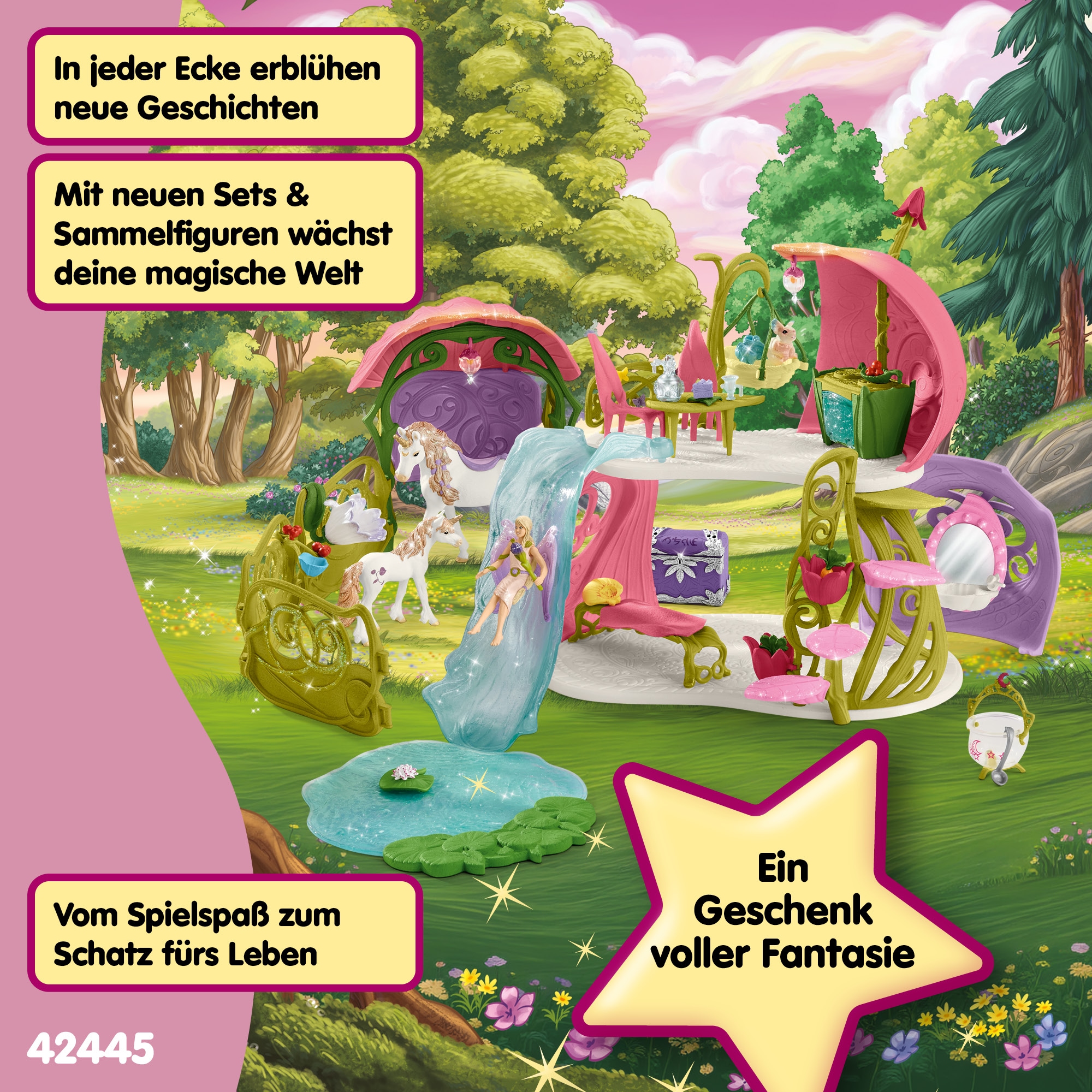 Schleich® Spielwelt »BAYALA®, Glitzerndes Blütenhaus (42445)«