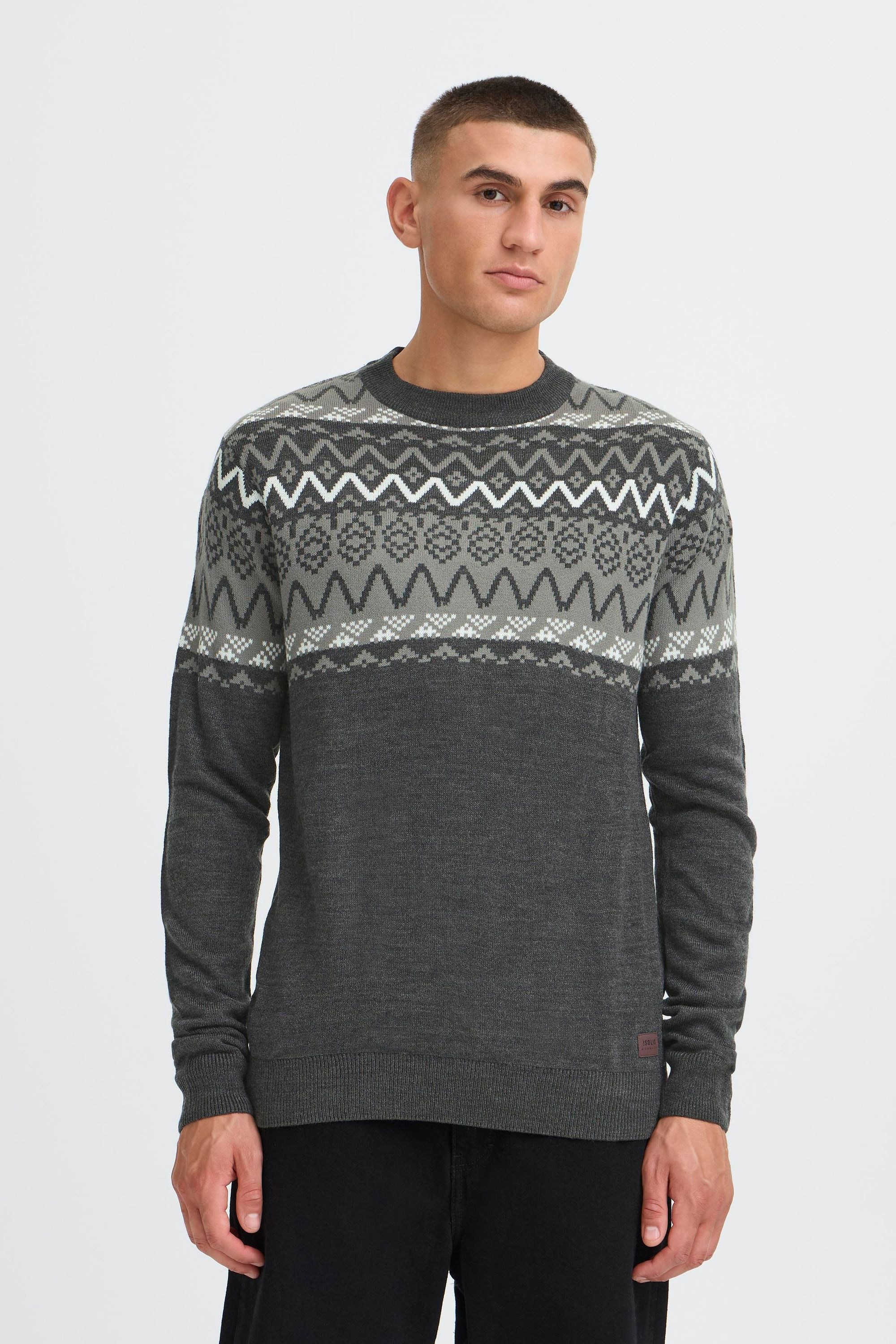 !Solid Strickfleece-Pullover »Strickpullover SDELLIS«