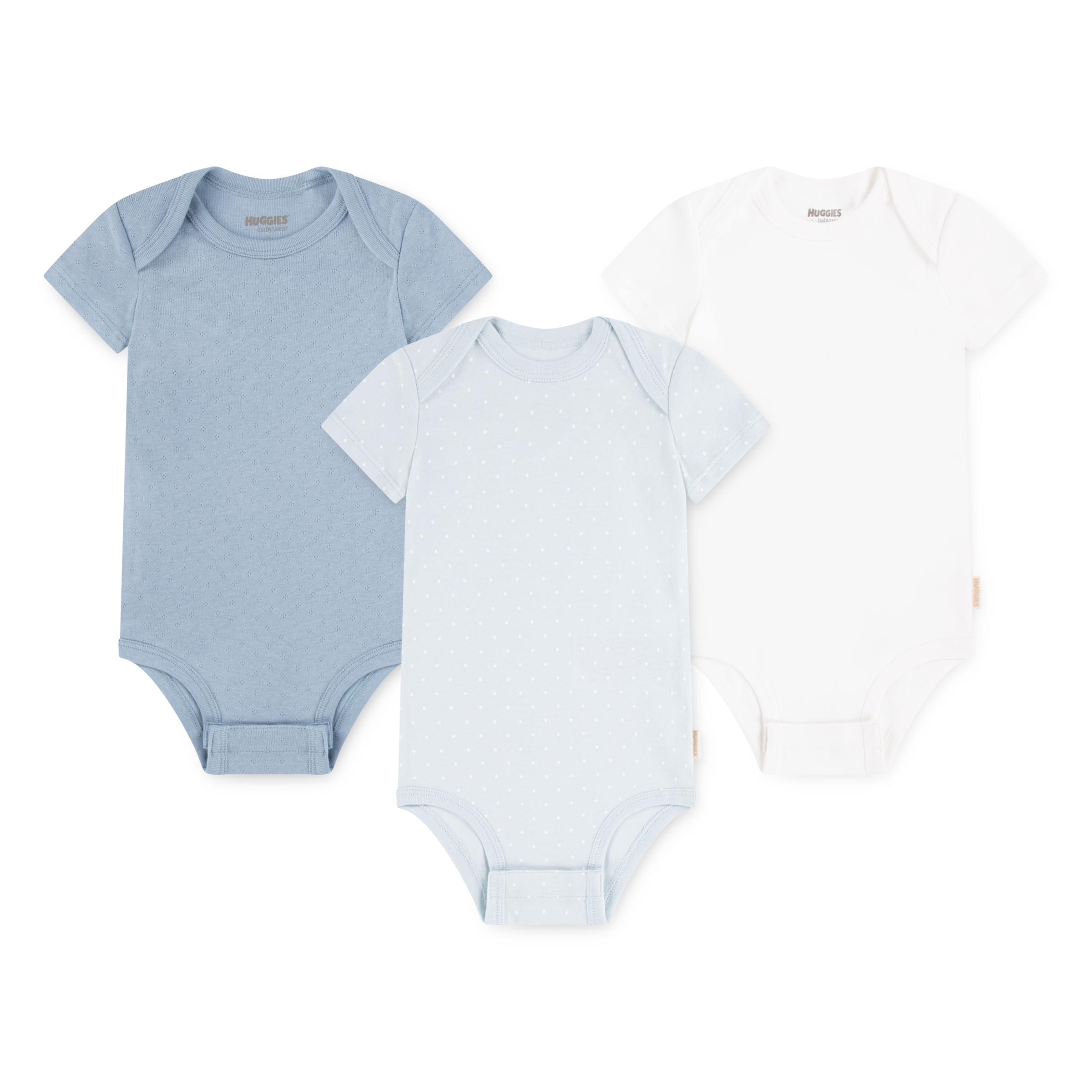 HUGGIES babywear Body »HUGB 3PK BODYSUIT« Packung, 3 Stk. aus Baumwolle