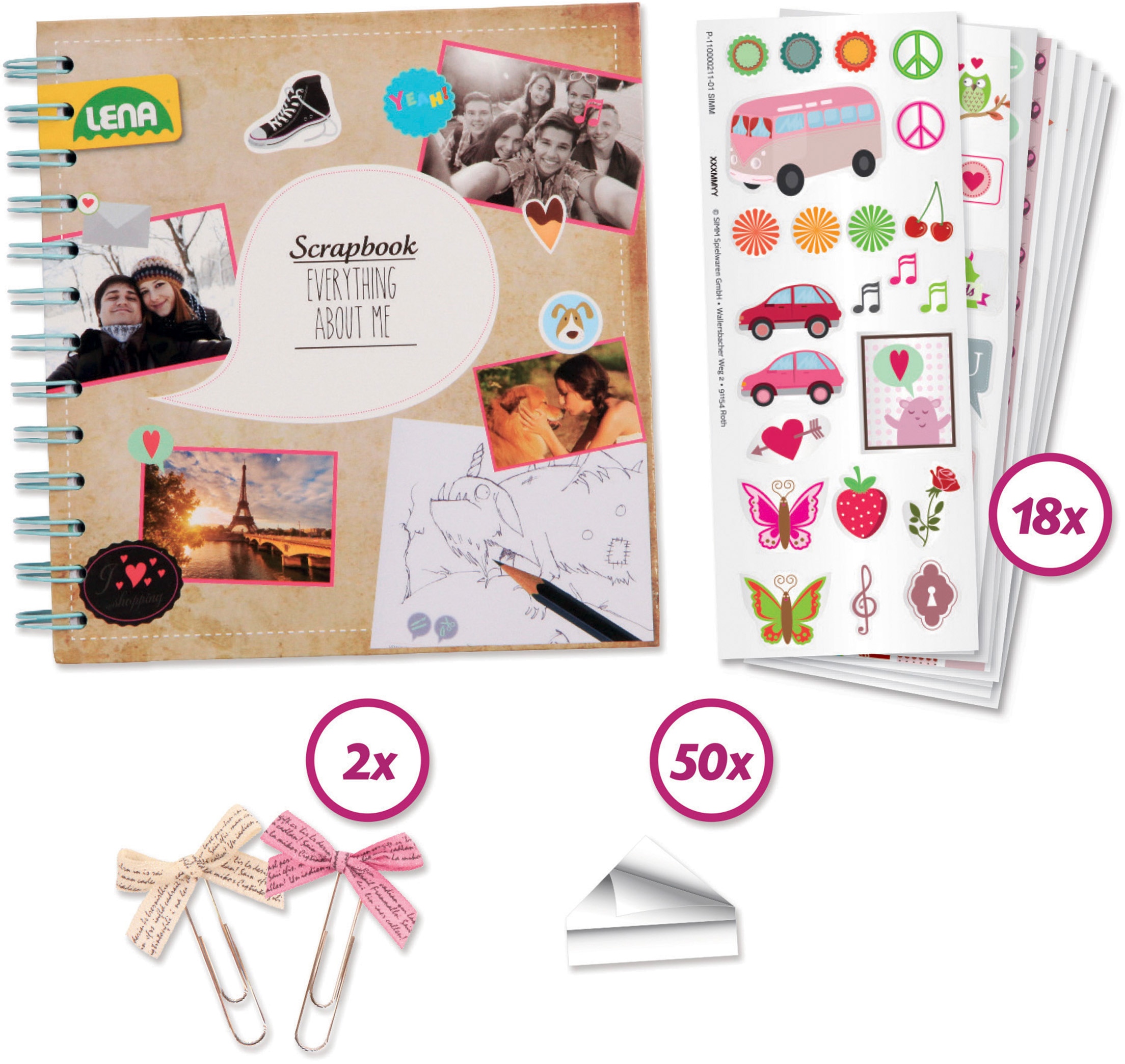 Lena® Kreativset »Scrapbook, klein«