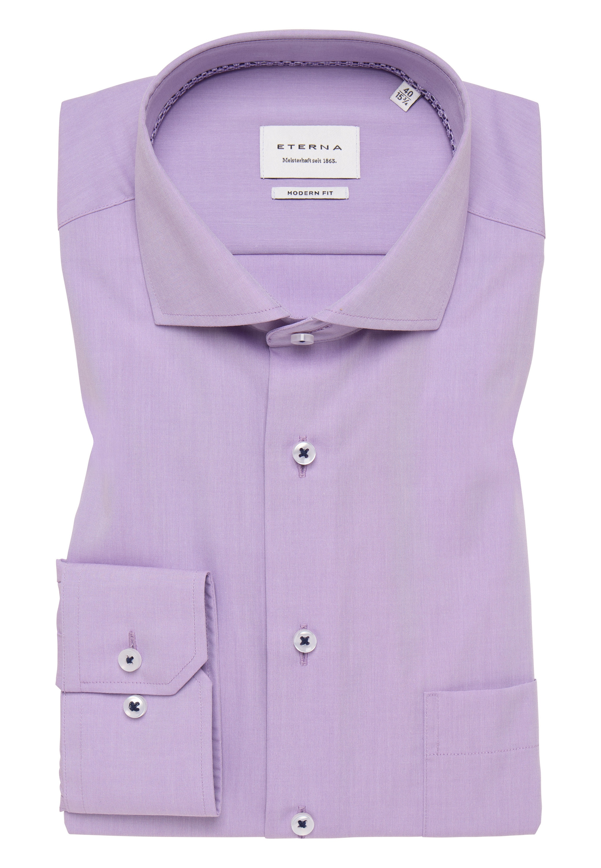 Eterna Langarmhemd »MODERN FIT«, NON IRON (bügelfrei)