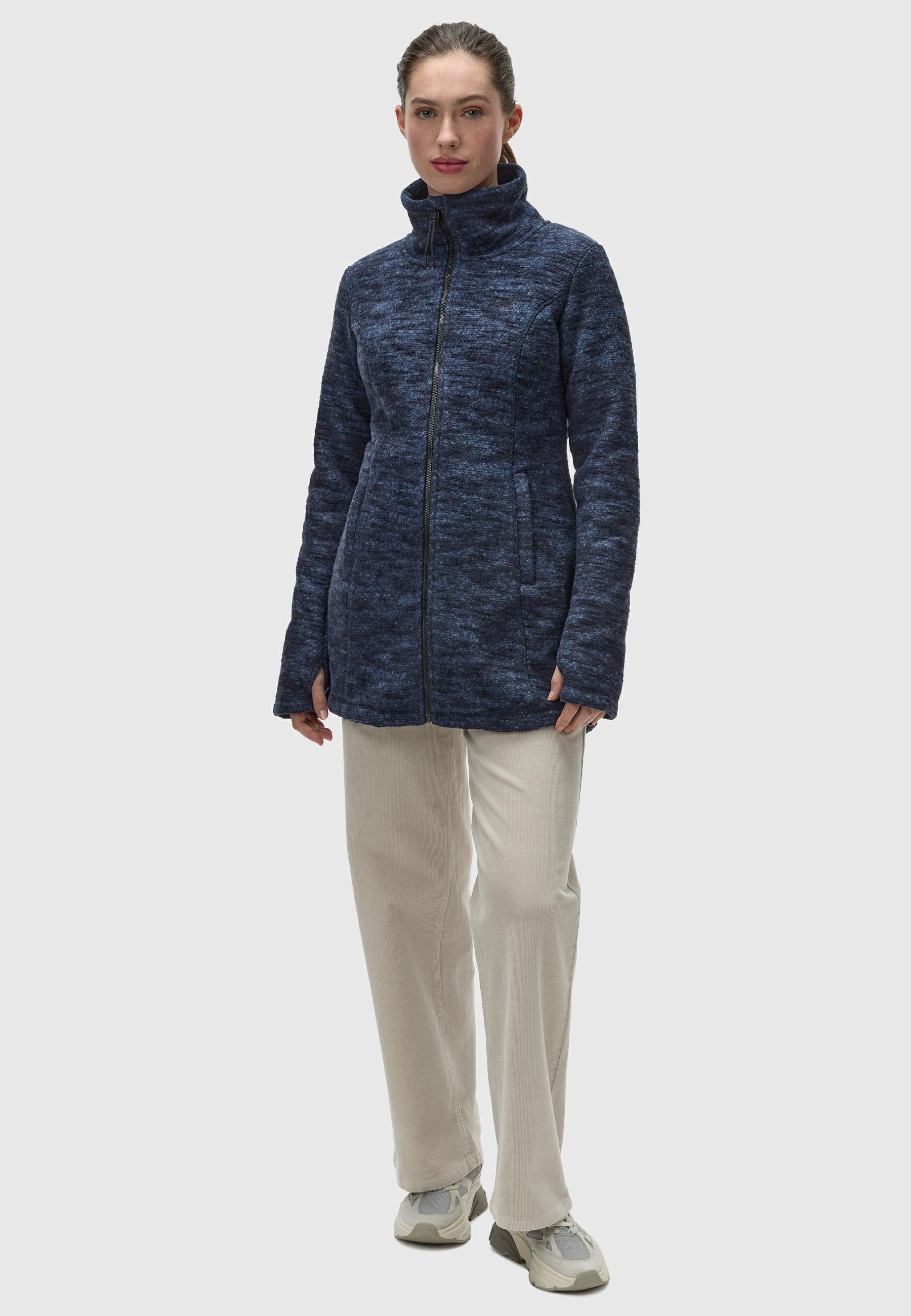 Ragwear Kapuzensweatjacke »Strickjacke Miram Melange«
