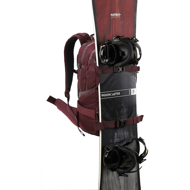 NITRO Freizeitrucksack »Slash 25 Pro, Wine«, speziell für den Wintersport  konzipiert kaufen bei OTTO