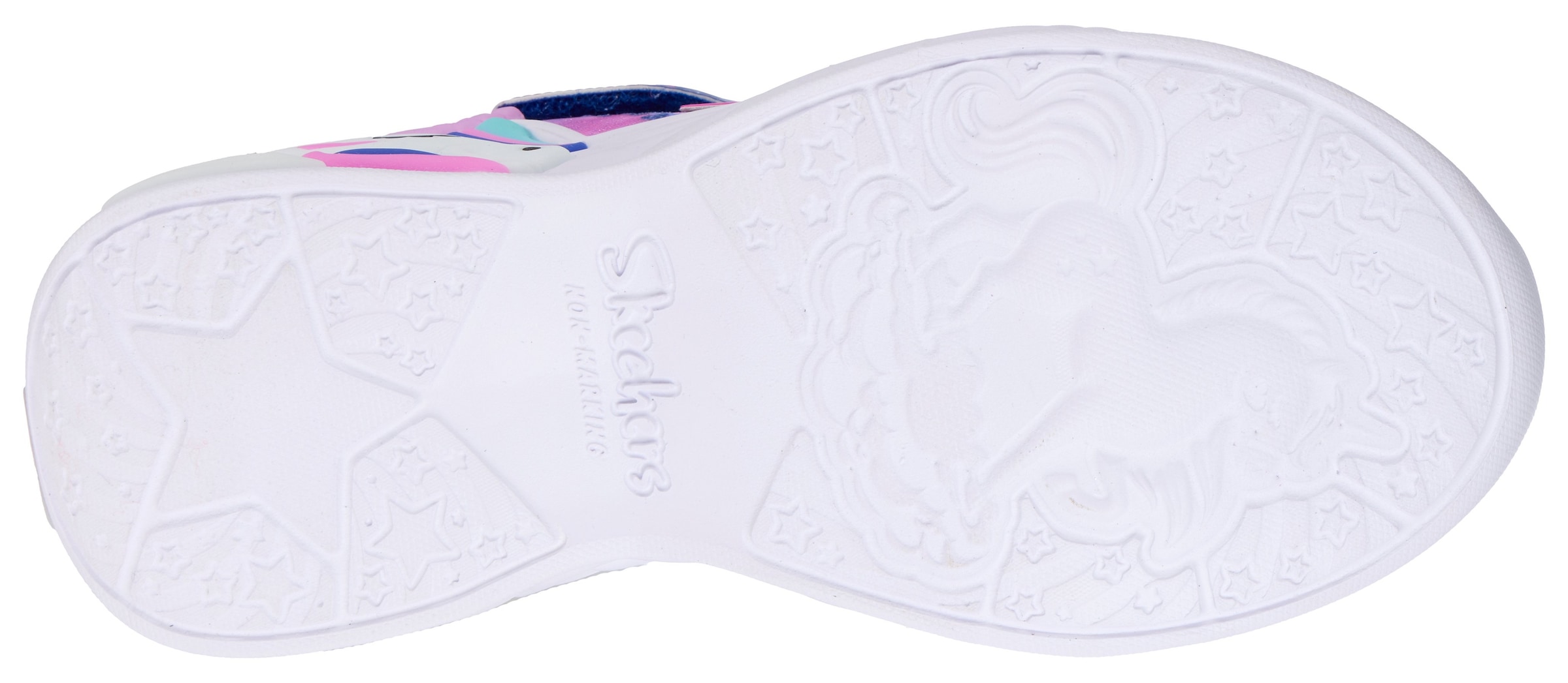 Skechers Sneaker »UNICORN DREAMS«  Klettschuh mit Einhorn, Größenschablone zum Download