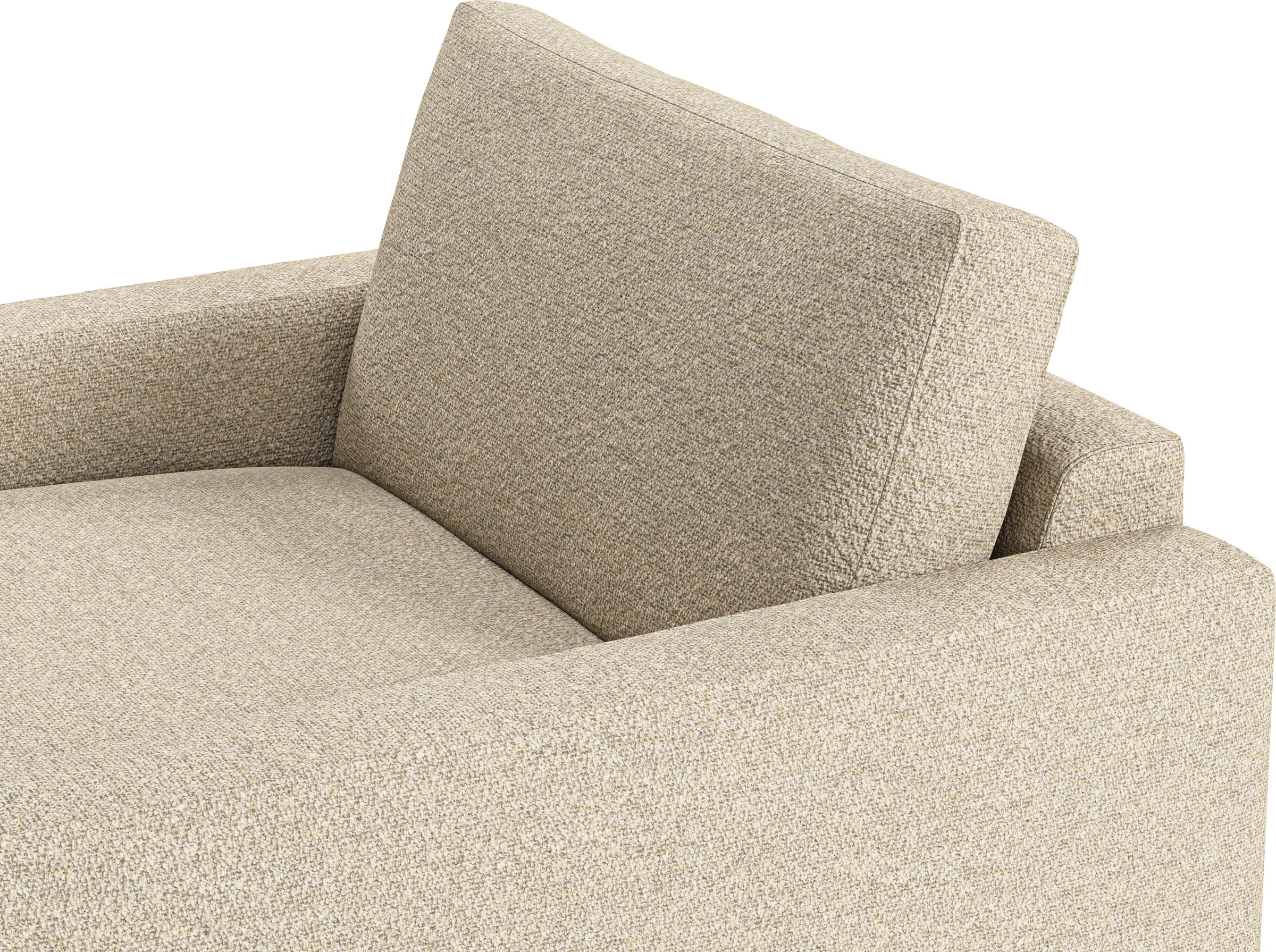 INOSIGN Chaiselongue »Downtown Loungemöbel zum Relaxen, B/T/H: 132/170/84 cm«, auch in Bouclé, Cord und Easy care - leicht mir Wasser zu reinigen