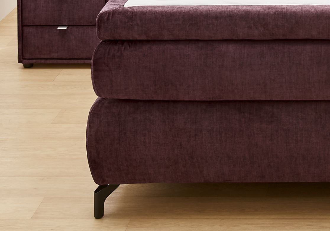 Jockenhöfer Gruppe Boxspringbett »Scarlett mit einer hochwertigen 7-Zonen-Tonnentaschenfederkernmatratze«, (H3, H3/H4 oder H4), und einem 9cm Kaltschaum-Topper