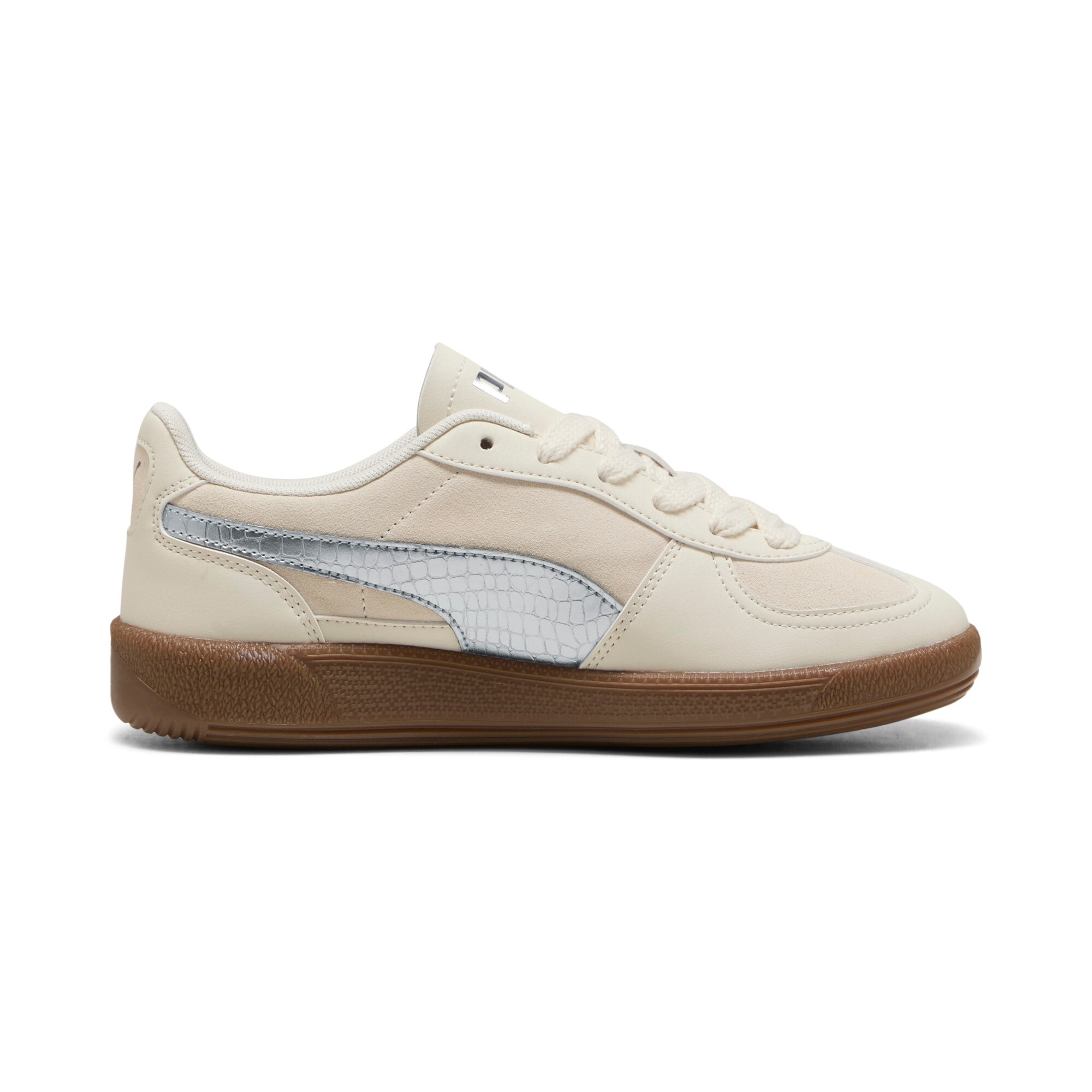 PUMA Sneaker »PALERMO METALLIC SAFARI JR«  mit Schnürung, atmungsaktives Textil-Innenmaterial