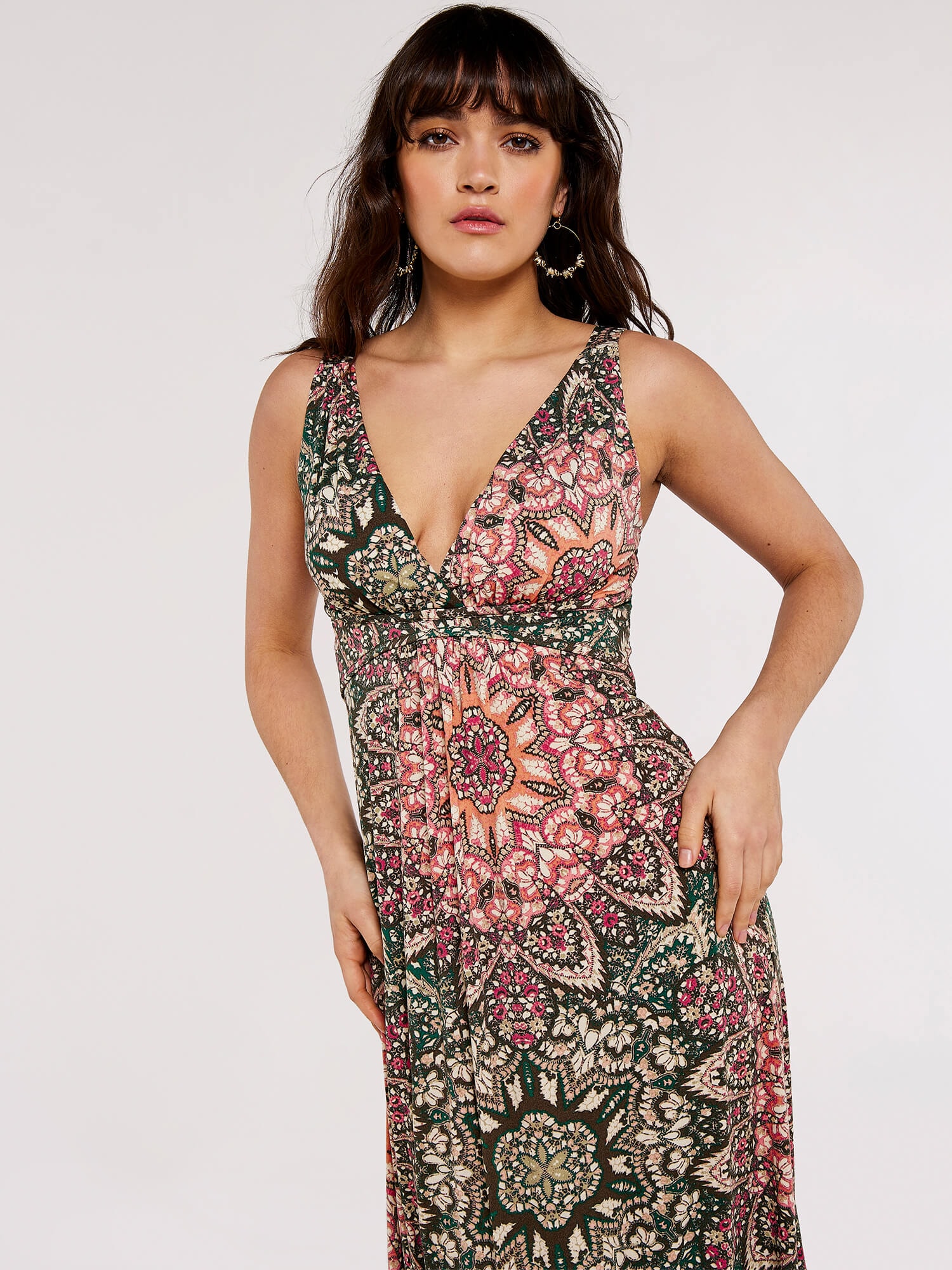 Apricot Maxikleid »Maxikleid« mit Taillenband