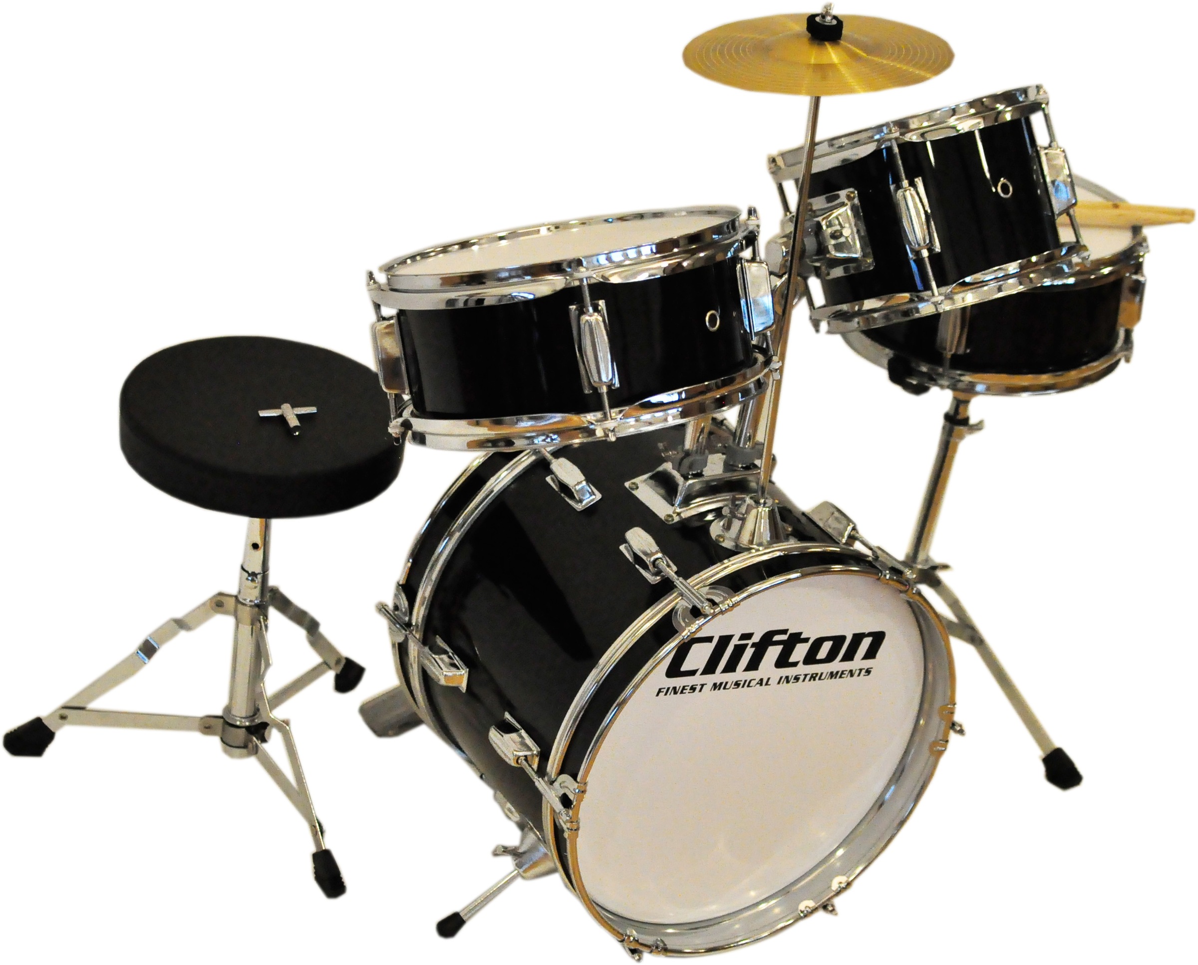 Clifton Kinderschlagzeug »Junior Akustik Drum Set« in silberfarben