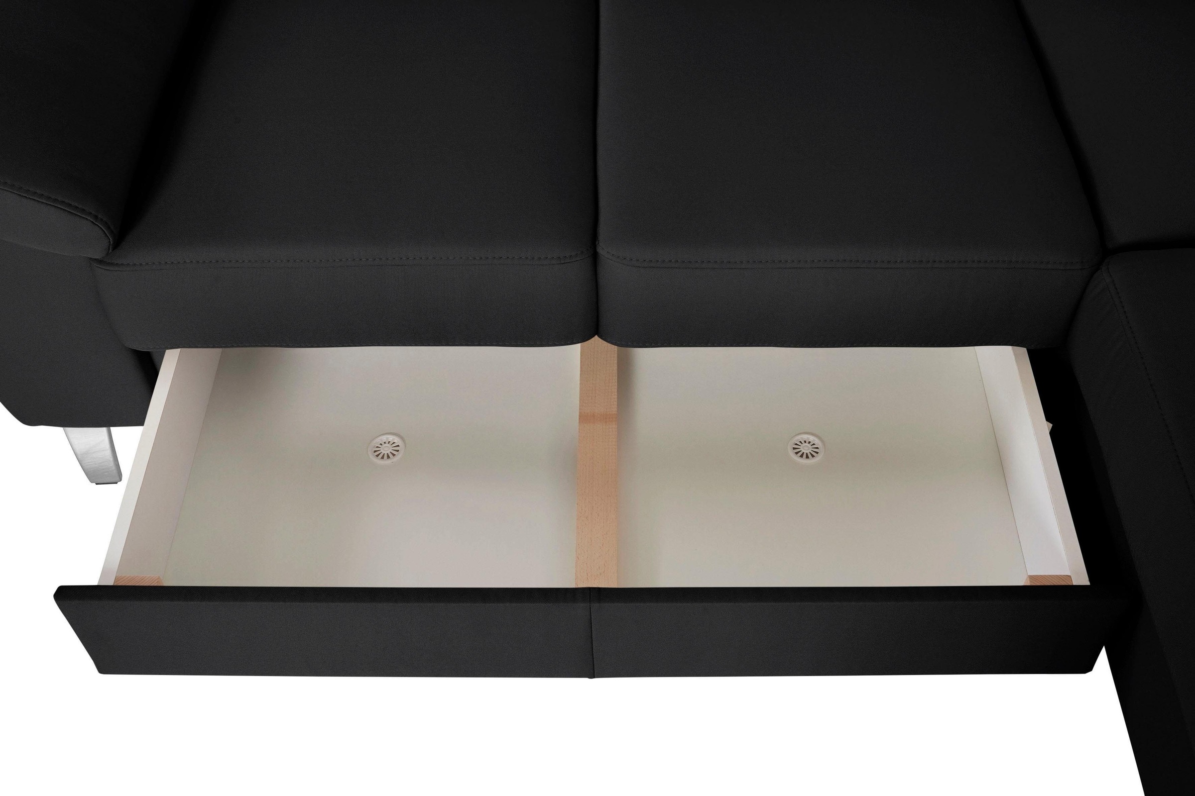 sit&more Ecksofa »Sorano L-Form«, wahlweise mit Bett- und Relaxfunktion, inkl. Bettkasten