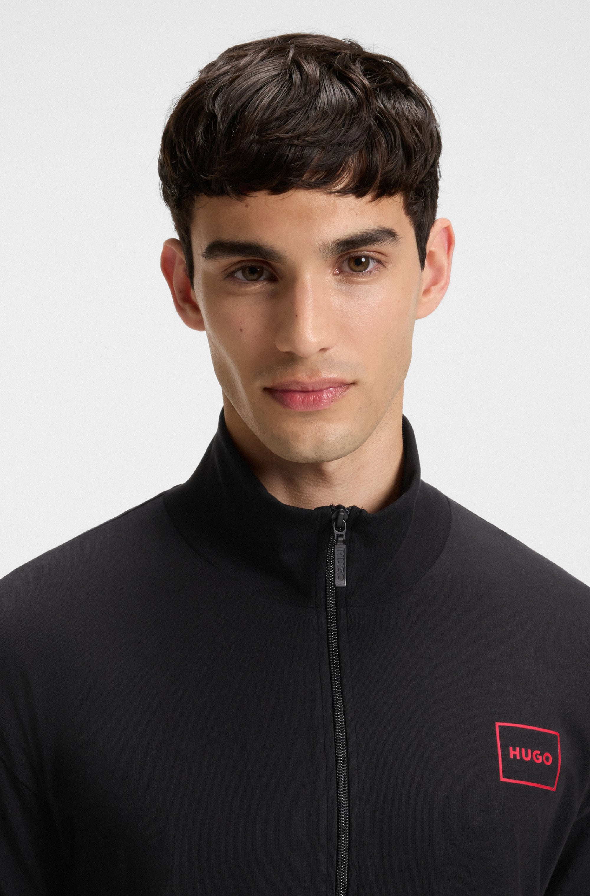 HUGO Underwear Sweatjacke »Laze Zip Jacket«, mit seitlichen Taschen