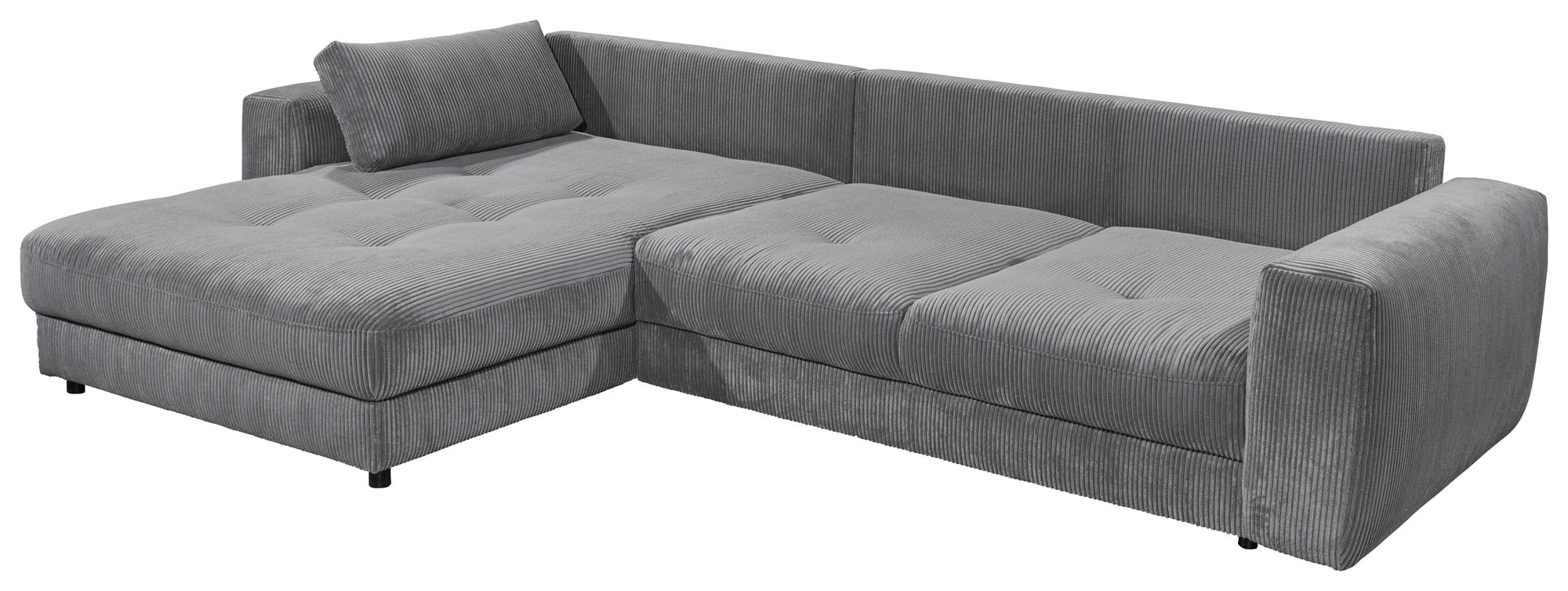 ED EXCITING DESIGN Ecksofa »Barura L-Form«, mit 3 Nierenkissen