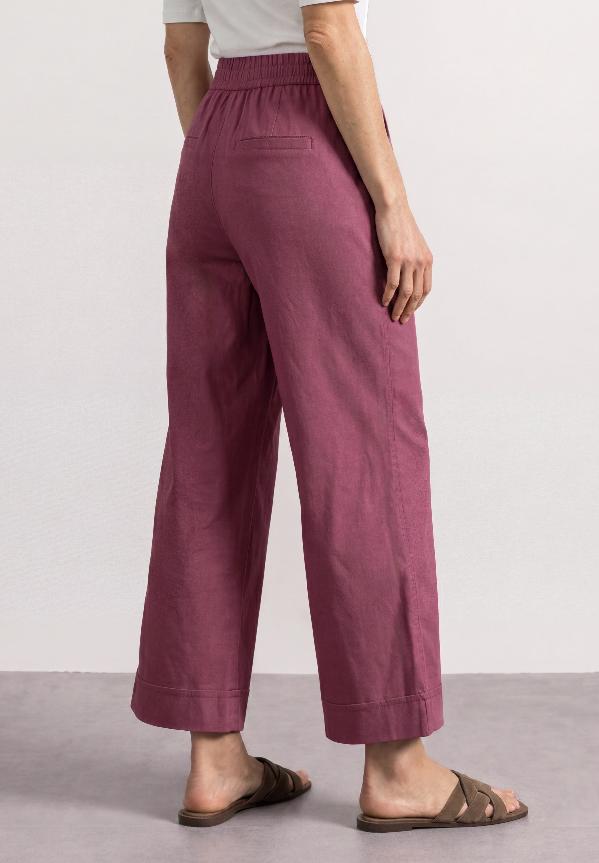 STREET ONE Stoffhose »Style Amalia«  Sommerhose im Casual Fit mit Turn-Up