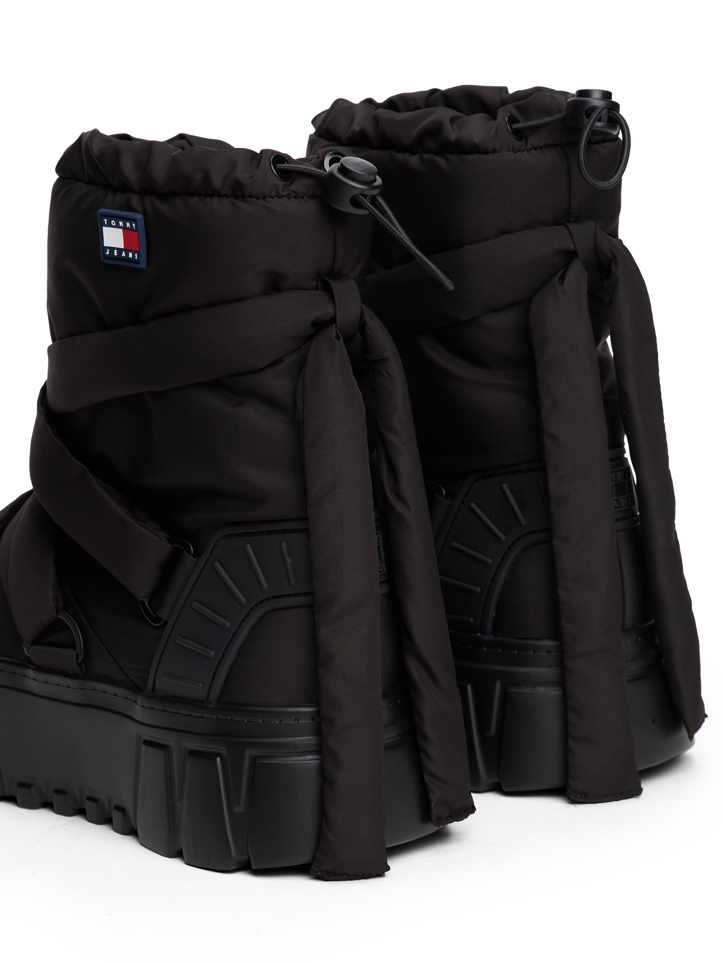 Tommy Jeans Snowboots »TJW CHUNKY SNOW BOOT NYLON«, Plateau, Winterboots, Schneeschuh mit Schnellverschluss