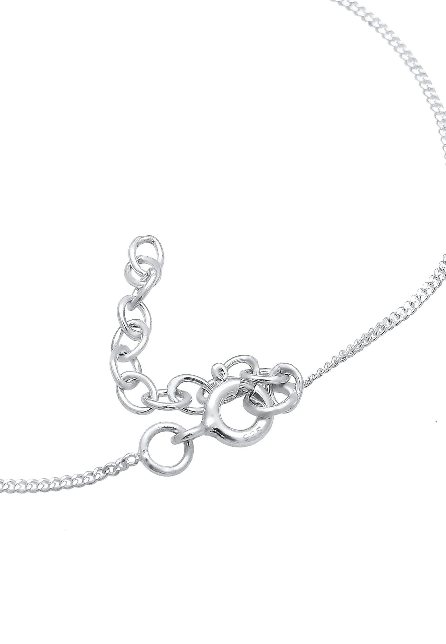 Elli Armkette »Armband Geo Kugeln Plättchen Trend Cool Modern 925 Silber«