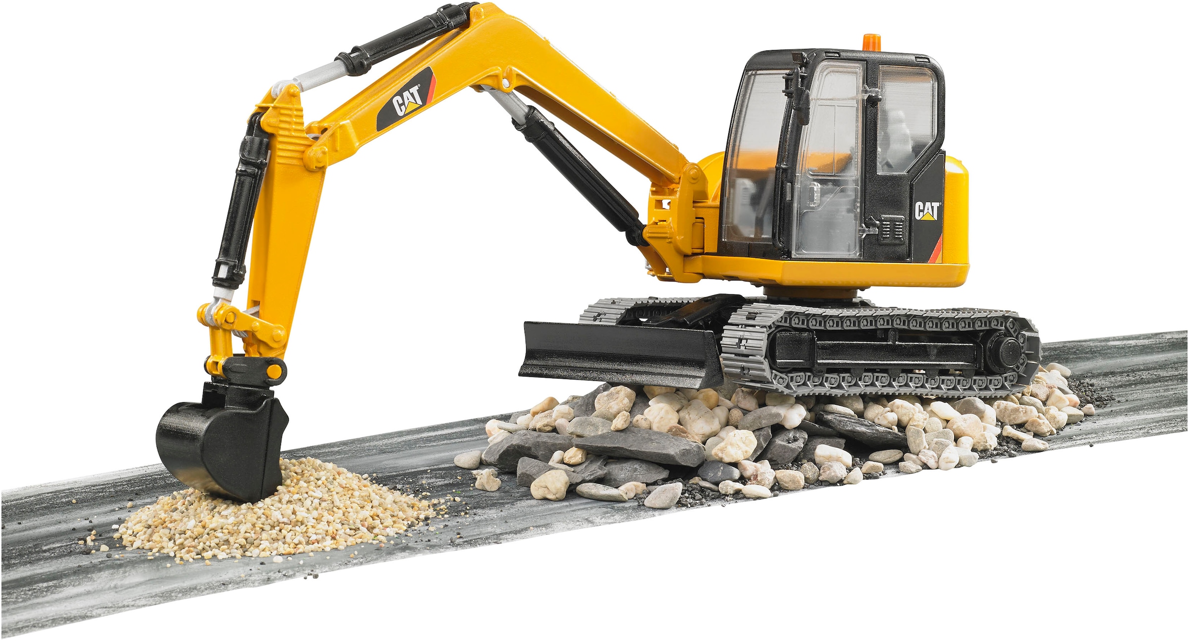 Bruder® Spielzeug-Bagger »Cat Mini Bagger 35 cm (02456)« Made in Europe