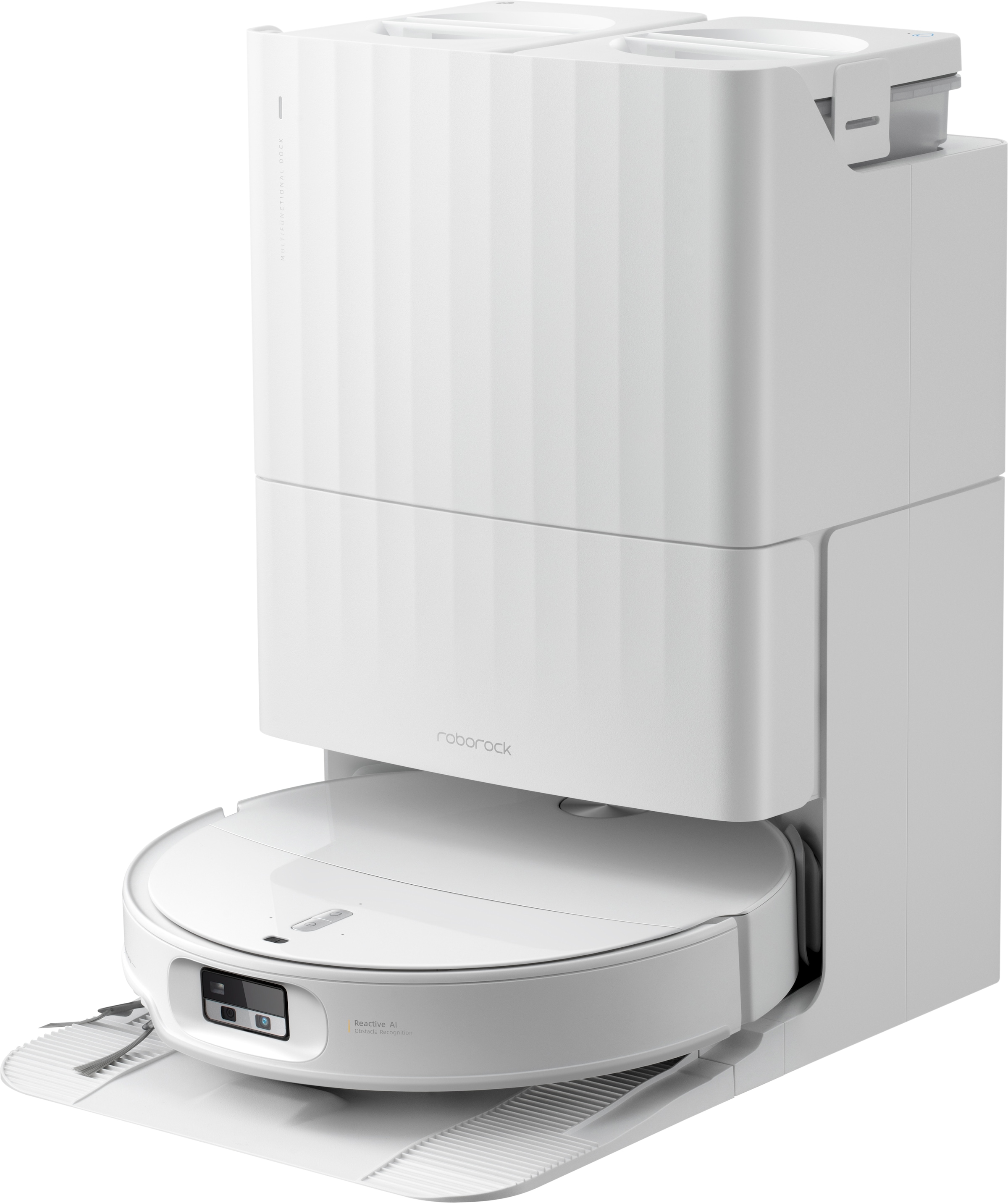 Roborock Saugroboter »Qrevo Edge 2X White, 8.01.2046« 25.000 Pa HyperForce-Saugkraft, Multifunktionsstation