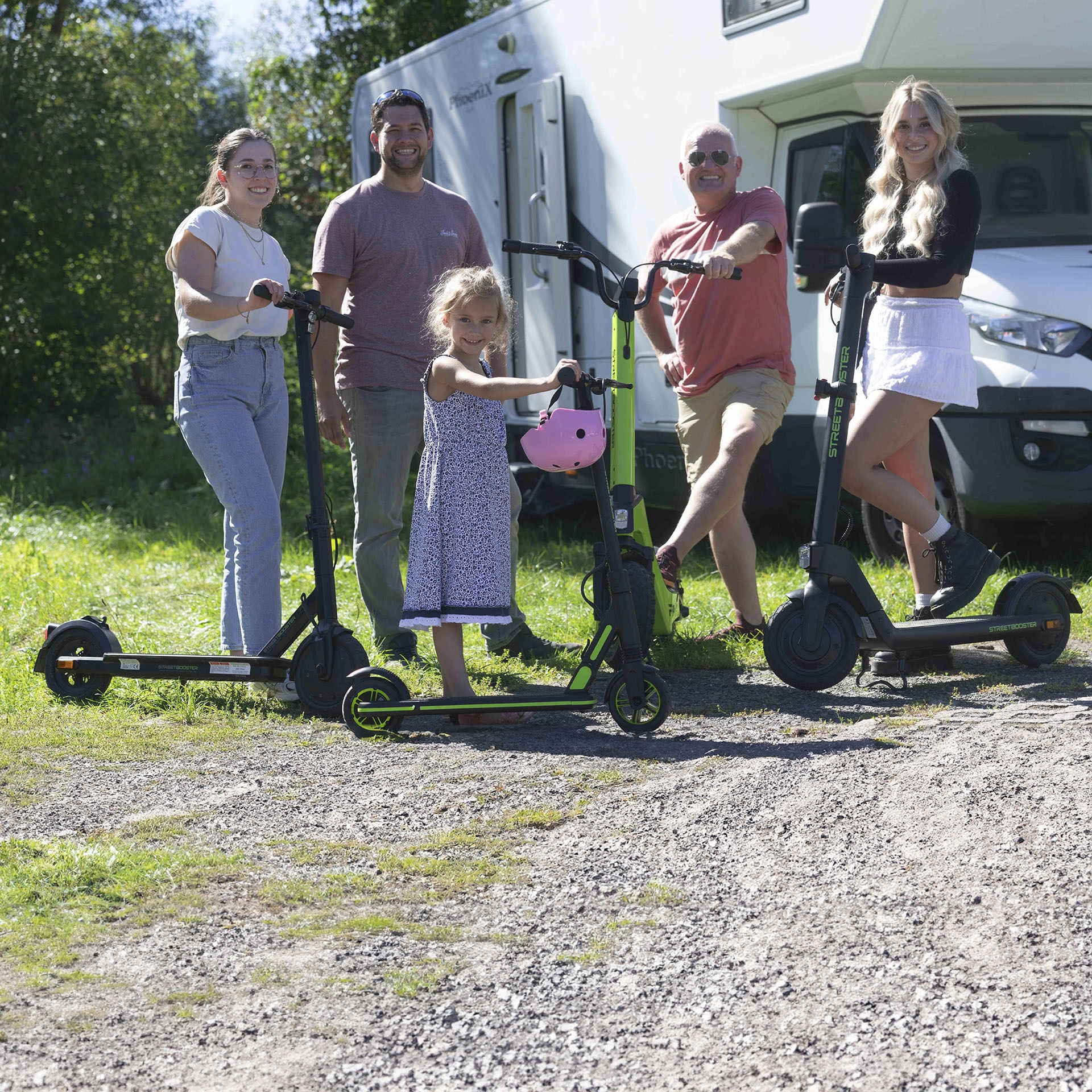 STREETBOOSTER E-Scooter »Two«, mit Straßenzulassung, bis zu 41 km Reichweite, mit Wechsel-Akku-System