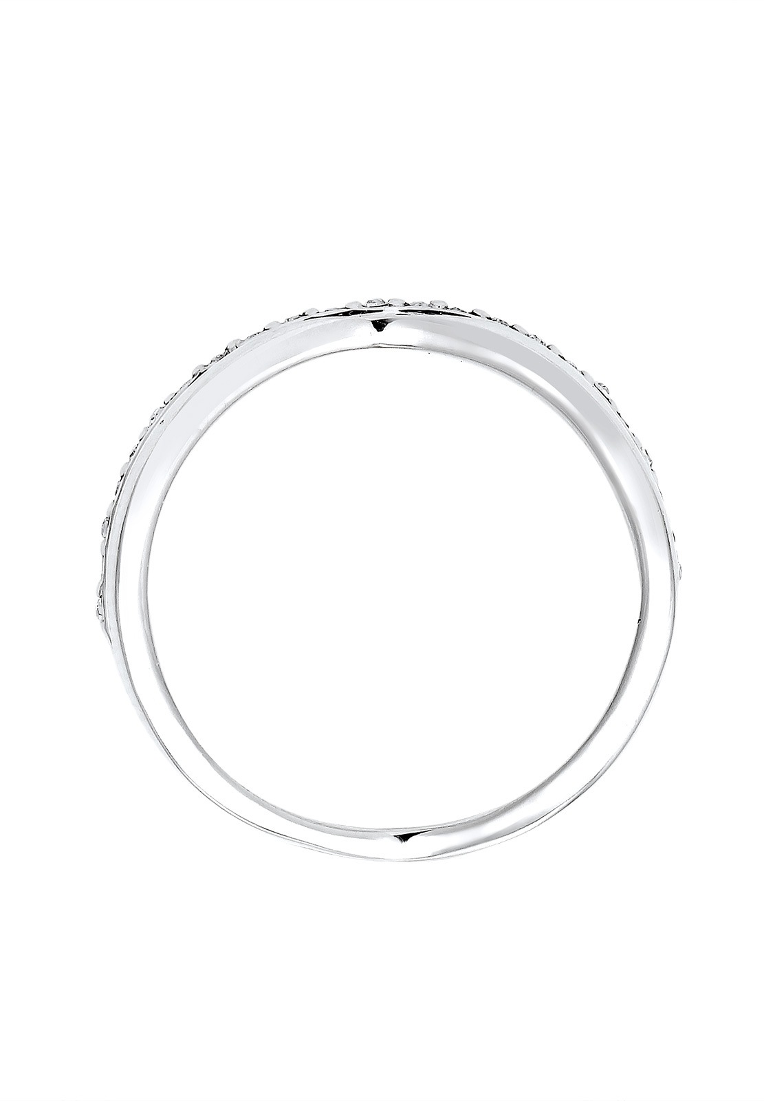 Elli Premium Silberring »Ring Wickelring Blogger Kristalle 925 Silber«