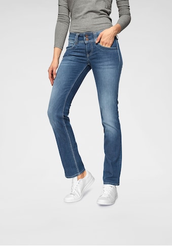 Pepe Jeans 5-Pocket-Hose »GEN«, in schöner Qualtät mit geradem Bein und Doppel-Knopf-Bund kaufen
