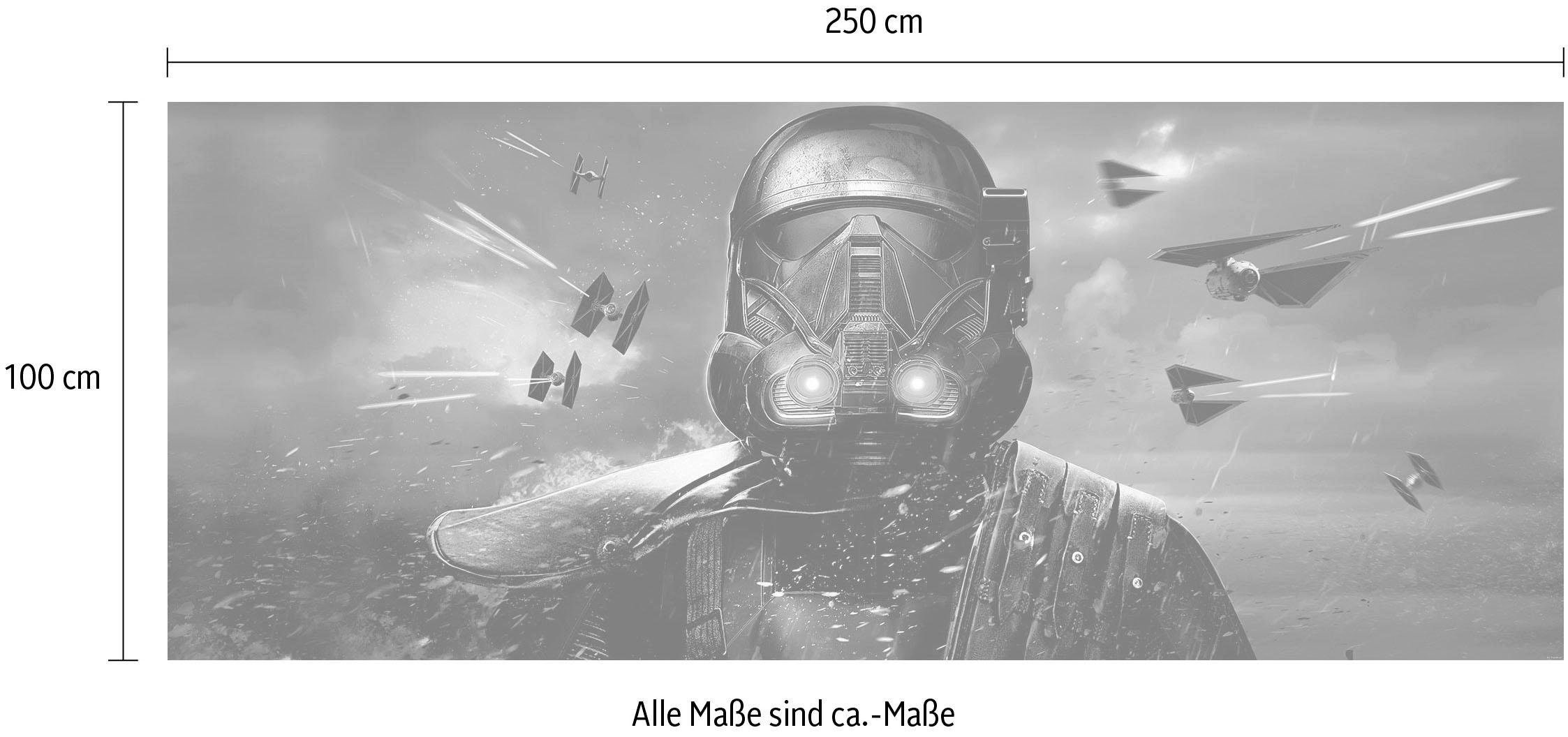 Komar Vliestapete »Digitaldruck Vlies - Star Wars Deathtrooper - Größe 250 x 100 cm«, bedruckt, Kinderzimmer