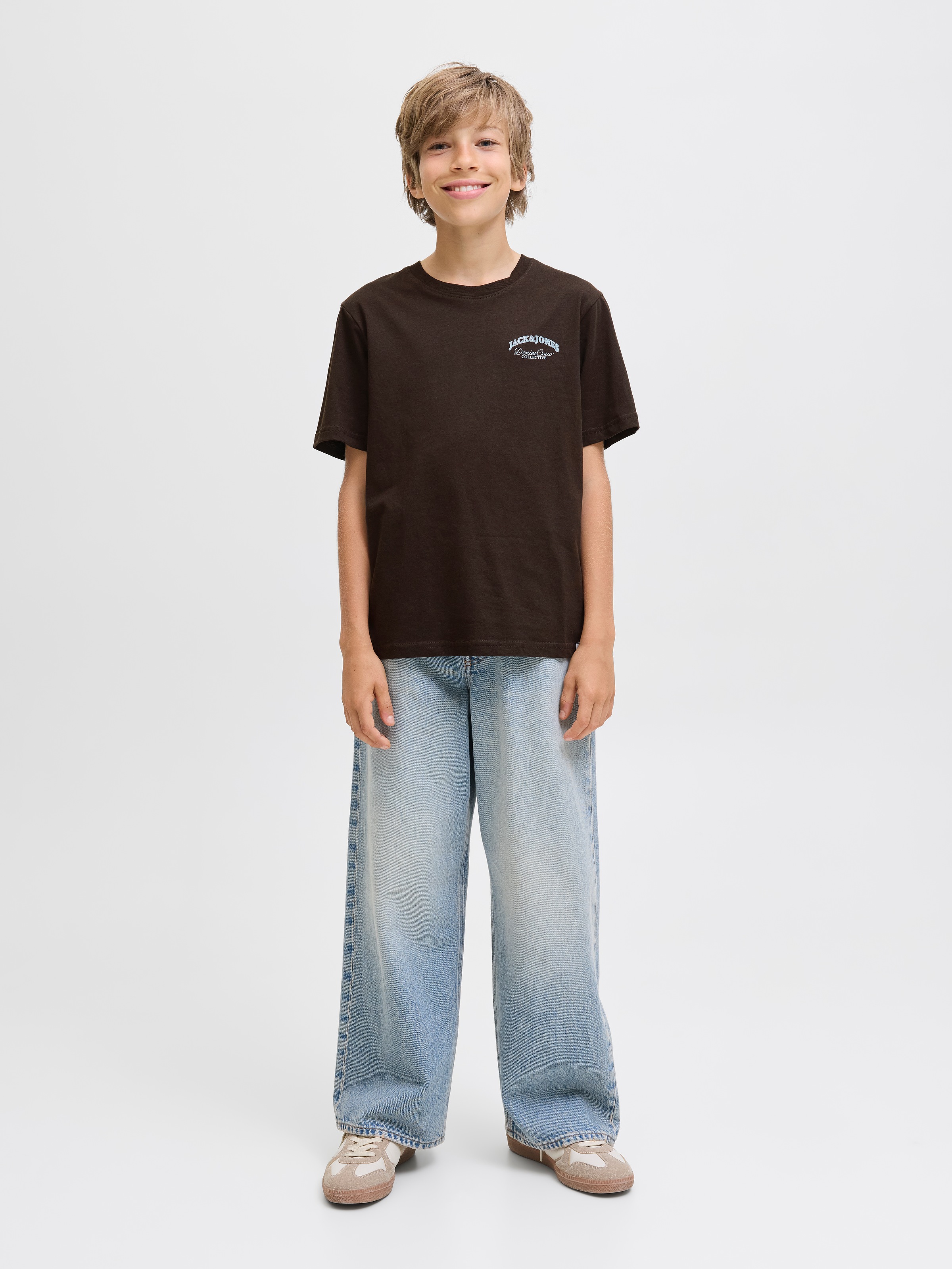 Jack & Jones Junior T-Shirt »JJEBRANDES BACKP RELAXED TEE SS SN JNR«