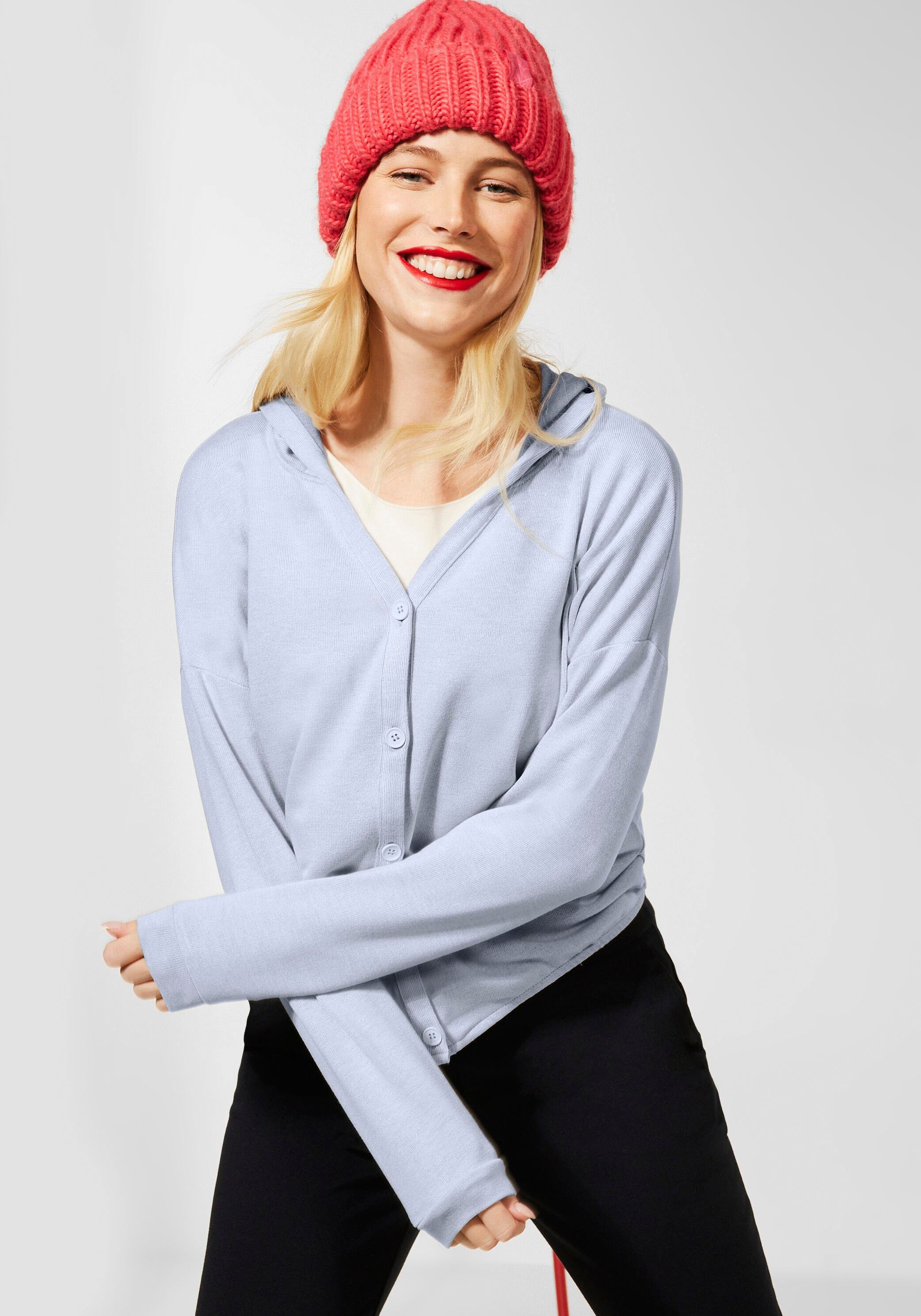 STREET ONE Shirtjacke, in Melange Optik
