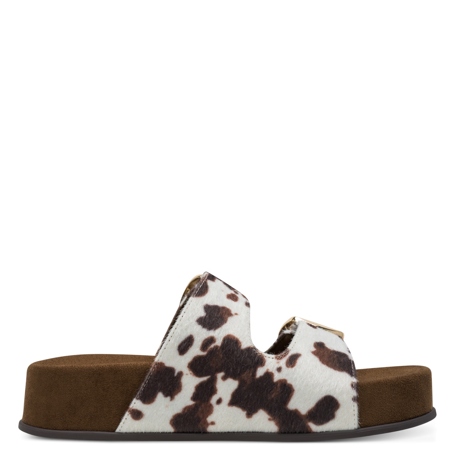 MARCO TOZZI Pantolette  Sommerschuh, Trendschuh, Schlüpfschuh in angesagter Cow-Felloptik