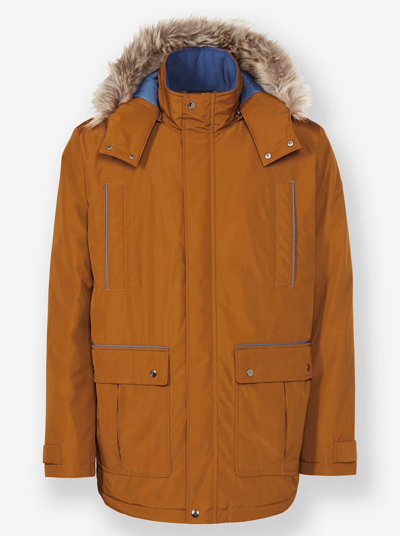 Marco Donati Langjacke, mit Kapuze