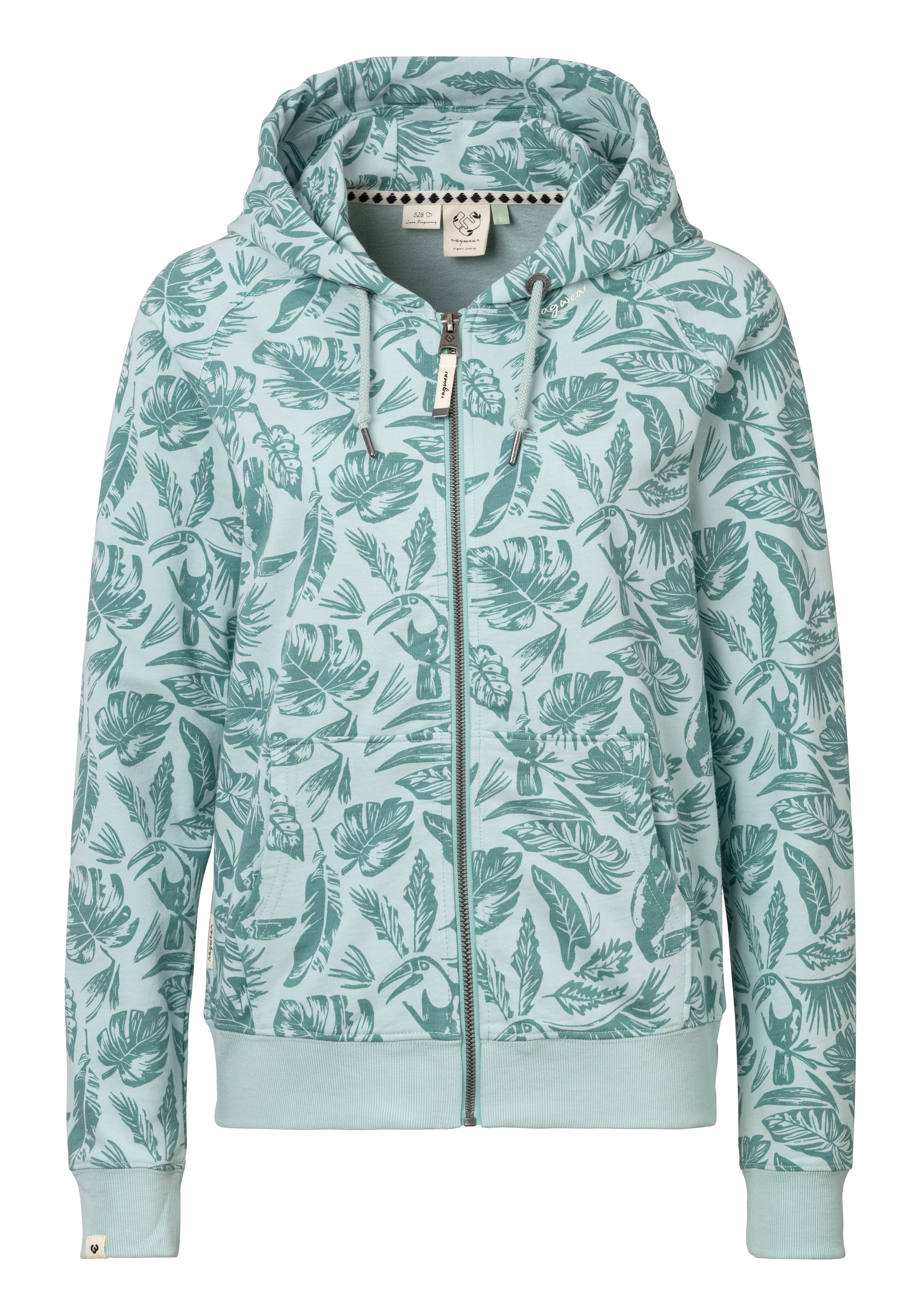 Sweatjacke »ROSEMERIE SUMMER GOTS«, mit Reißverschluss und praktischer Kapuze