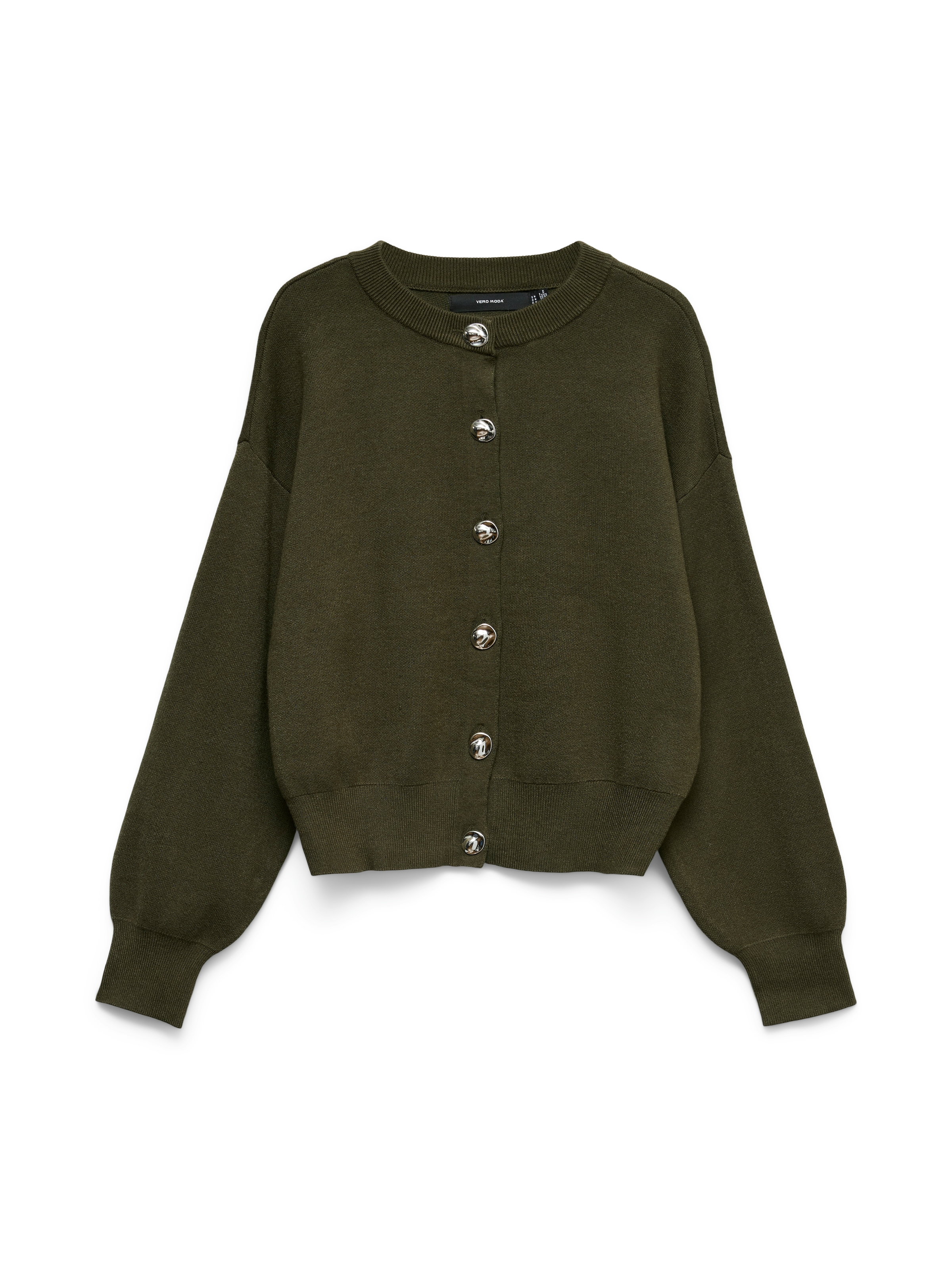 Vero Moda Strickjacke »VMNOELLA LS O-NECK CARDIGAN BOO« Materialmix