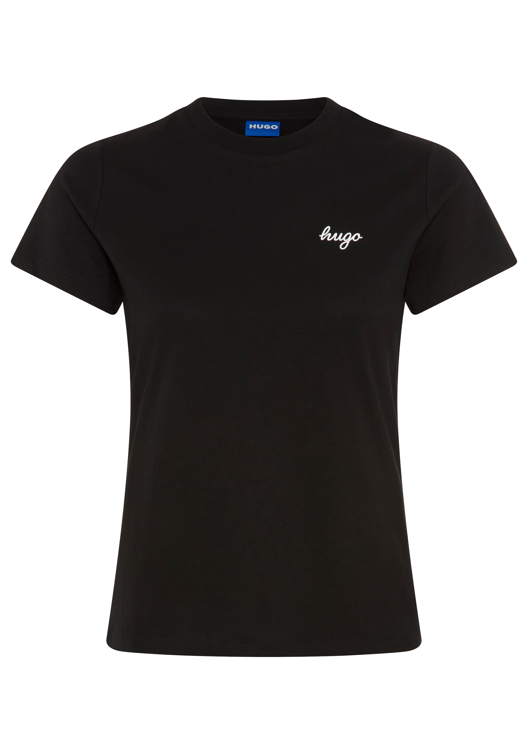 HUGO T-Shirt »Damatee« mit Logoschriftzug, reine Baumwolle
