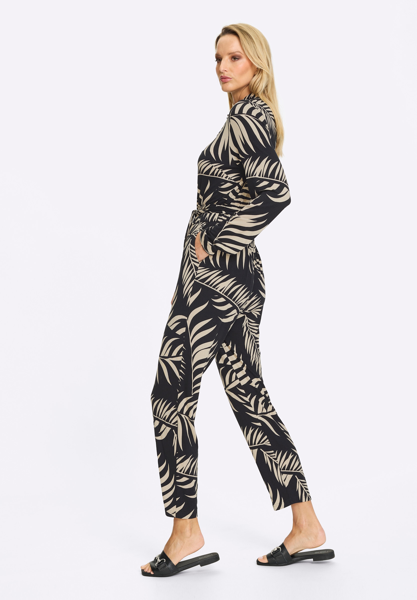 heine Jumpsuit »Jersey-Overall Jumpsuit mit Allover-Druck«
